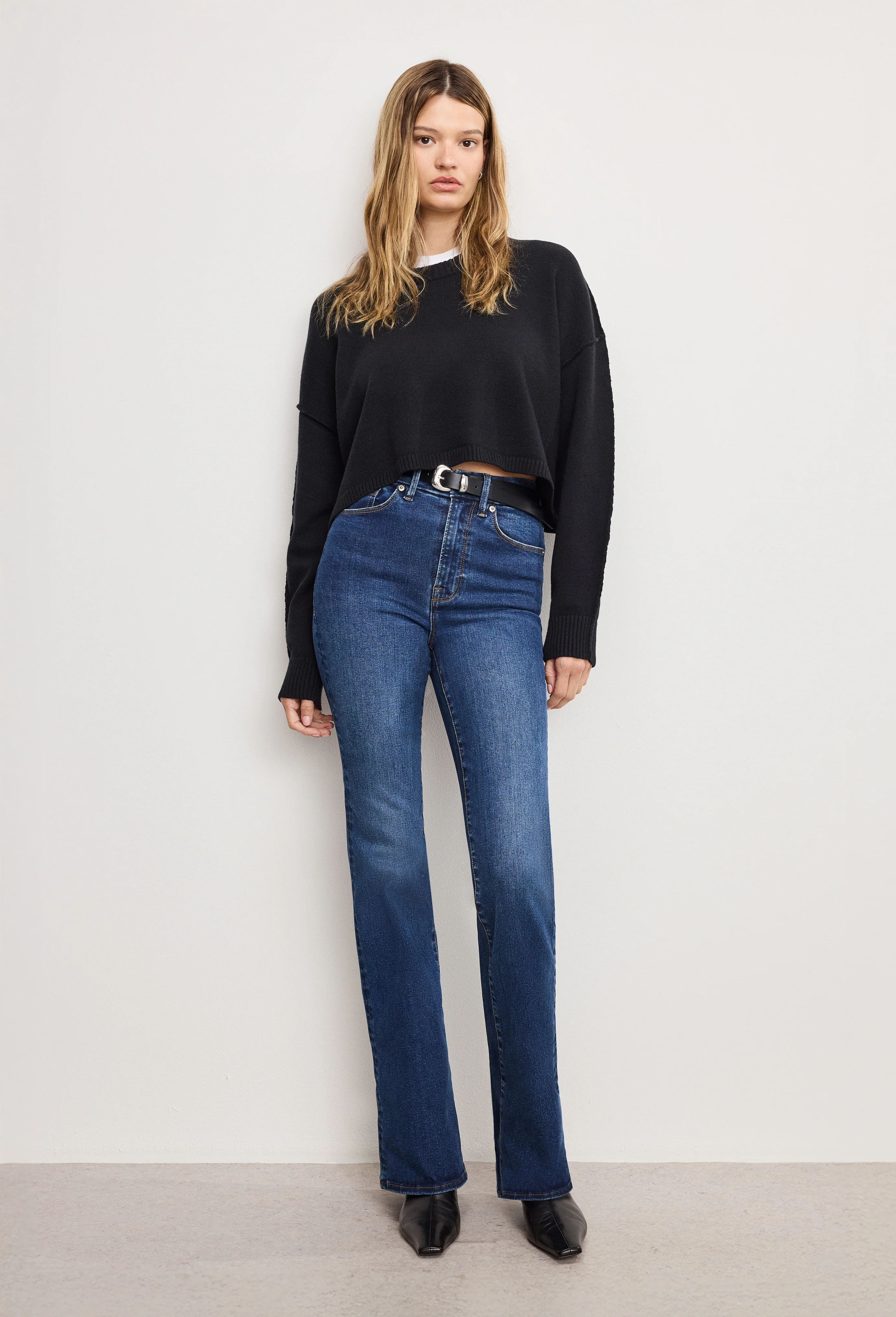 ALWAYS FITS GOOD CLASSIC BOOTCUT JEANS LONG | INDIGO446 - Image 3