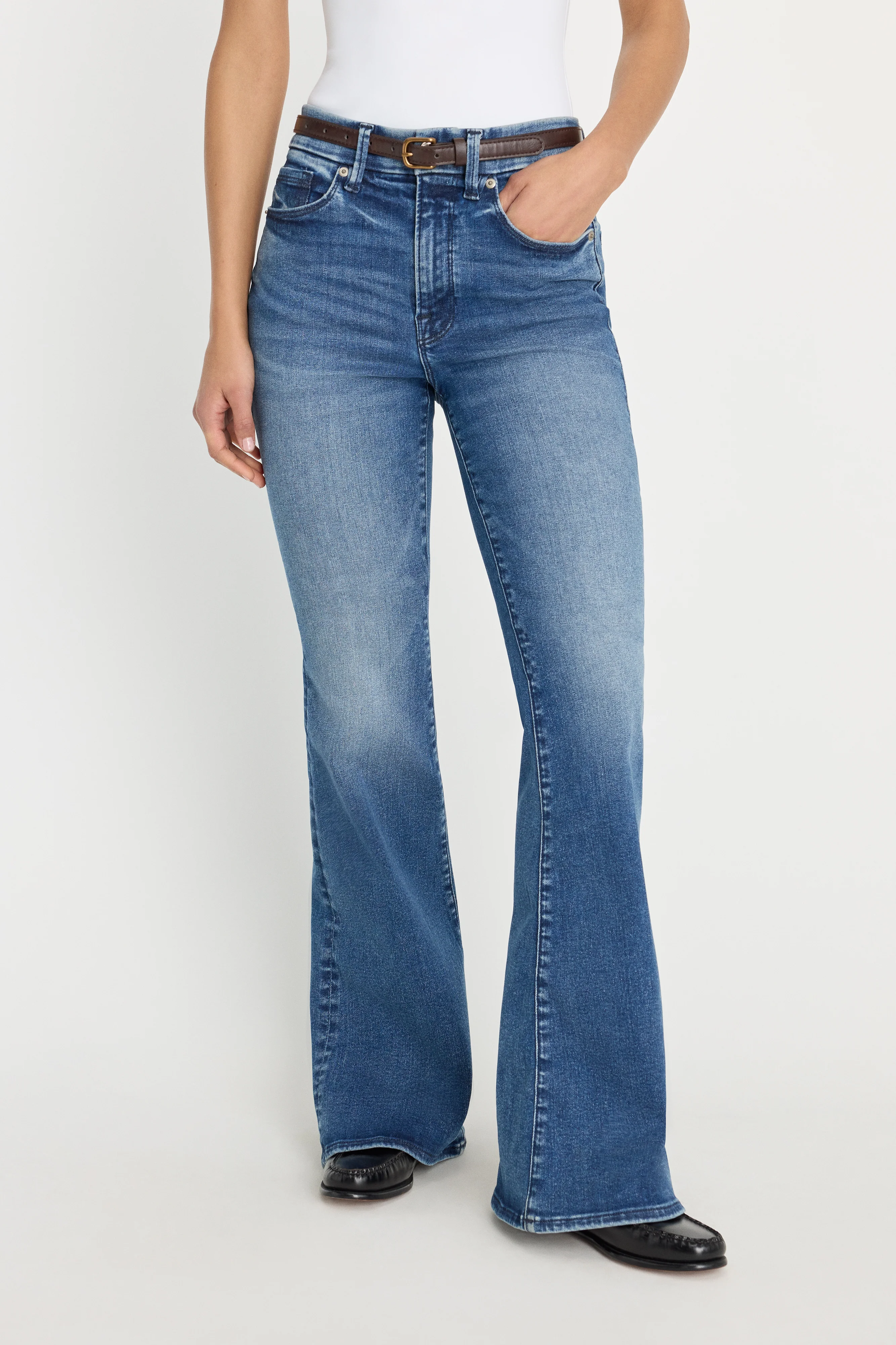 ALWAYS FITS GOOD LEGS FLARE JEANS | INDIGO1071 - Image 4