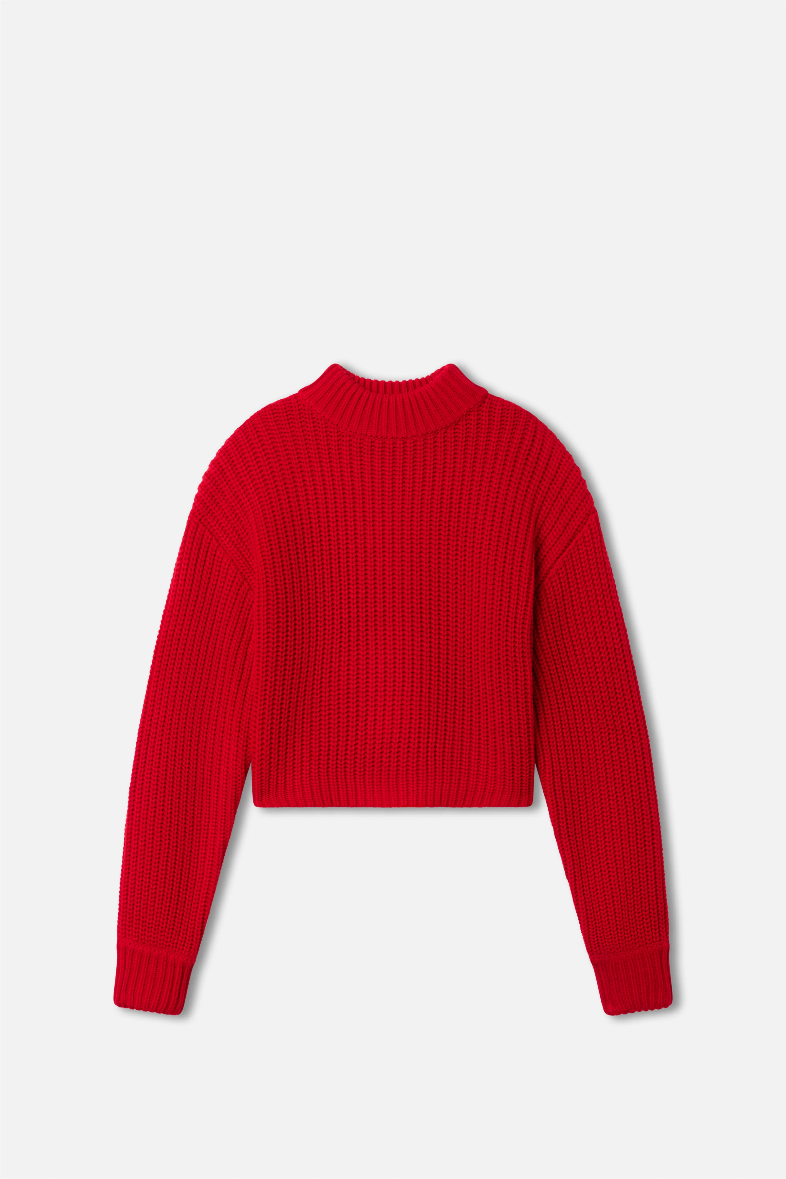 CHUNKY KNIT MOCK NECK SWEATER | CHILI001 - Image 4