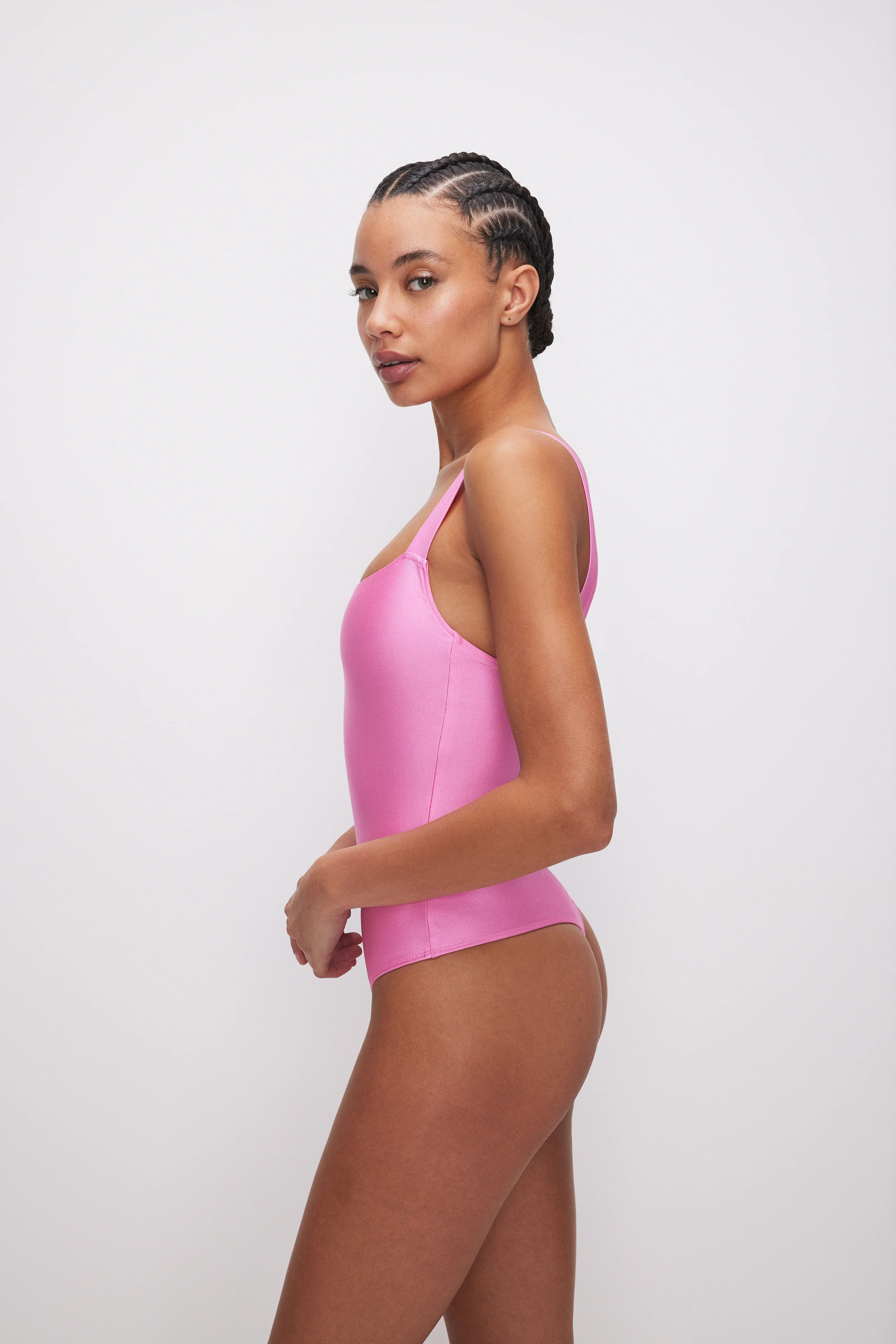 COMPRESSION SHINE BODYSUIT | SORORITY PINK003 - Image 3