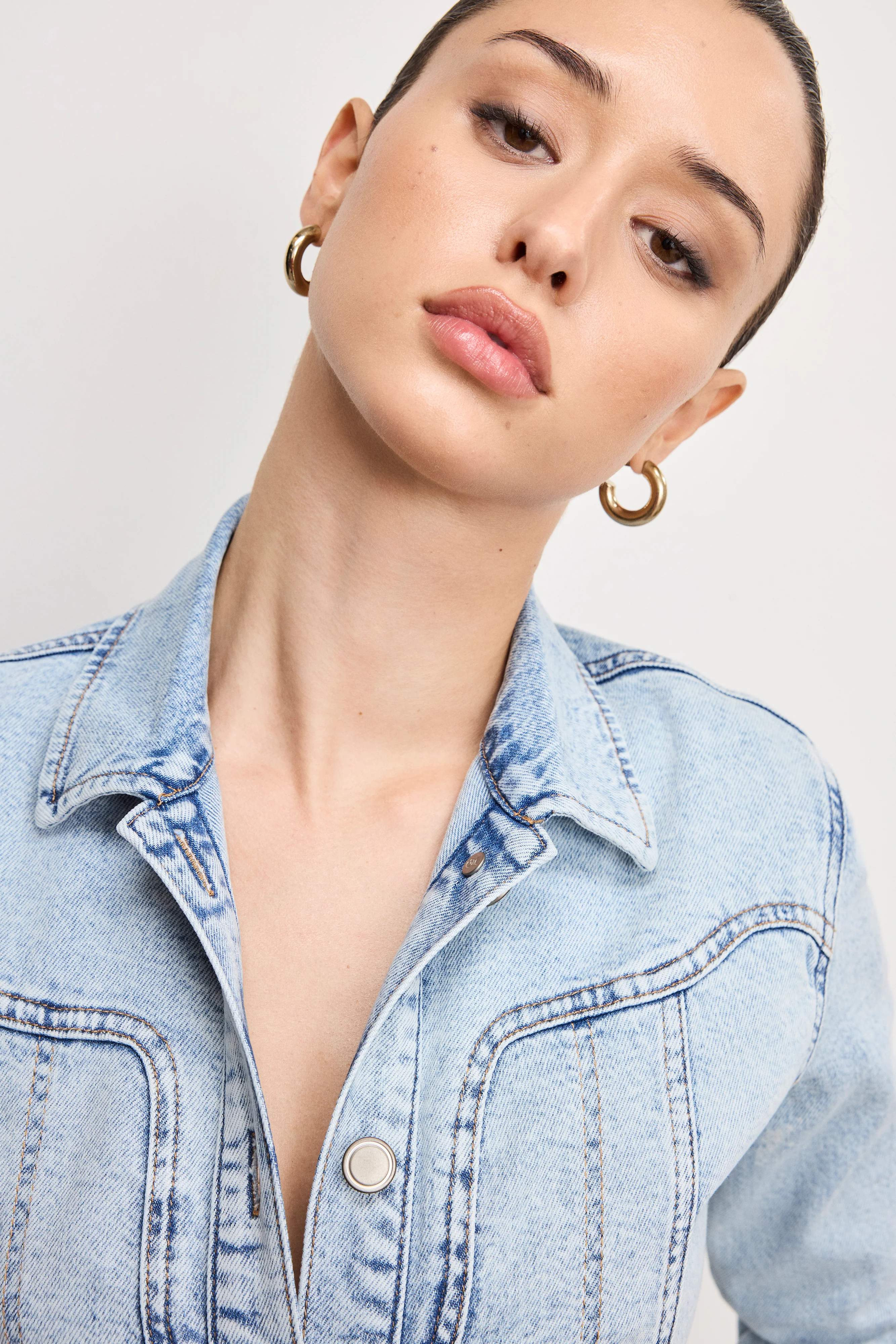 DOLLY DENIM CORSET DRESS | INDIGO1022 - Image 4