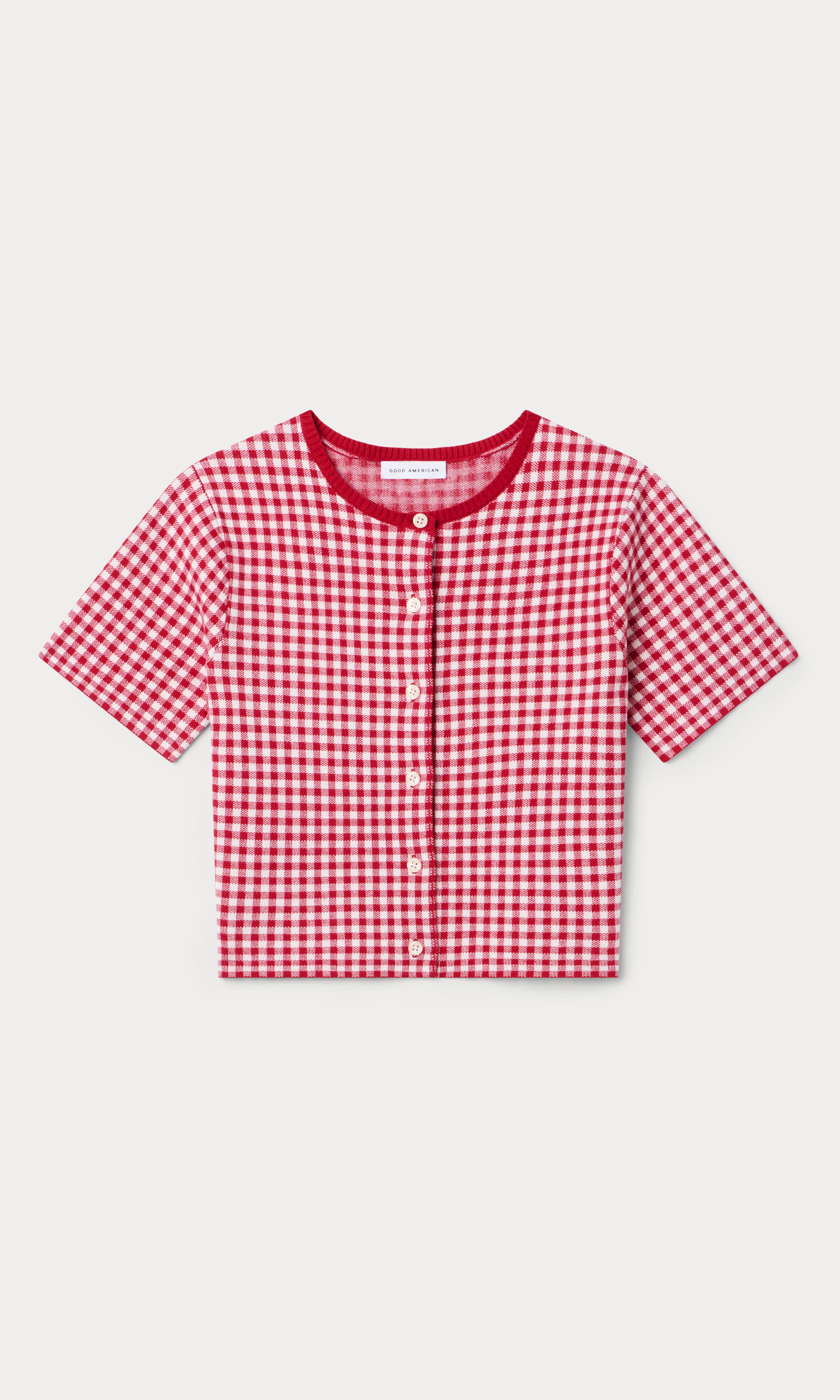 THE KEEPSAKE CARDIGAN | CHERRY GINGHAM - Image 6
