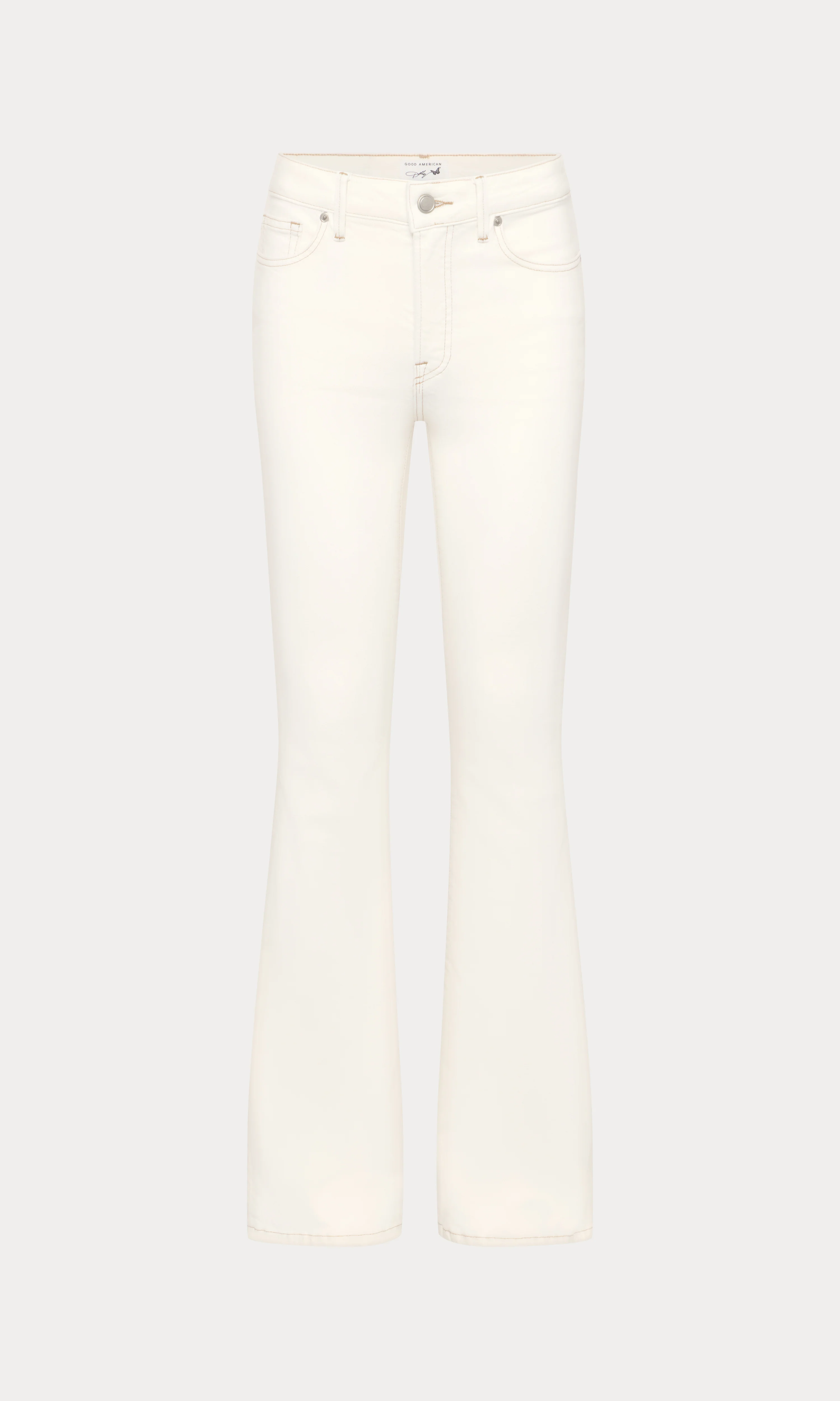 DOLLY JOLEANS PETITE FLARE JEANS | VINTAGE WHITE - Image 7