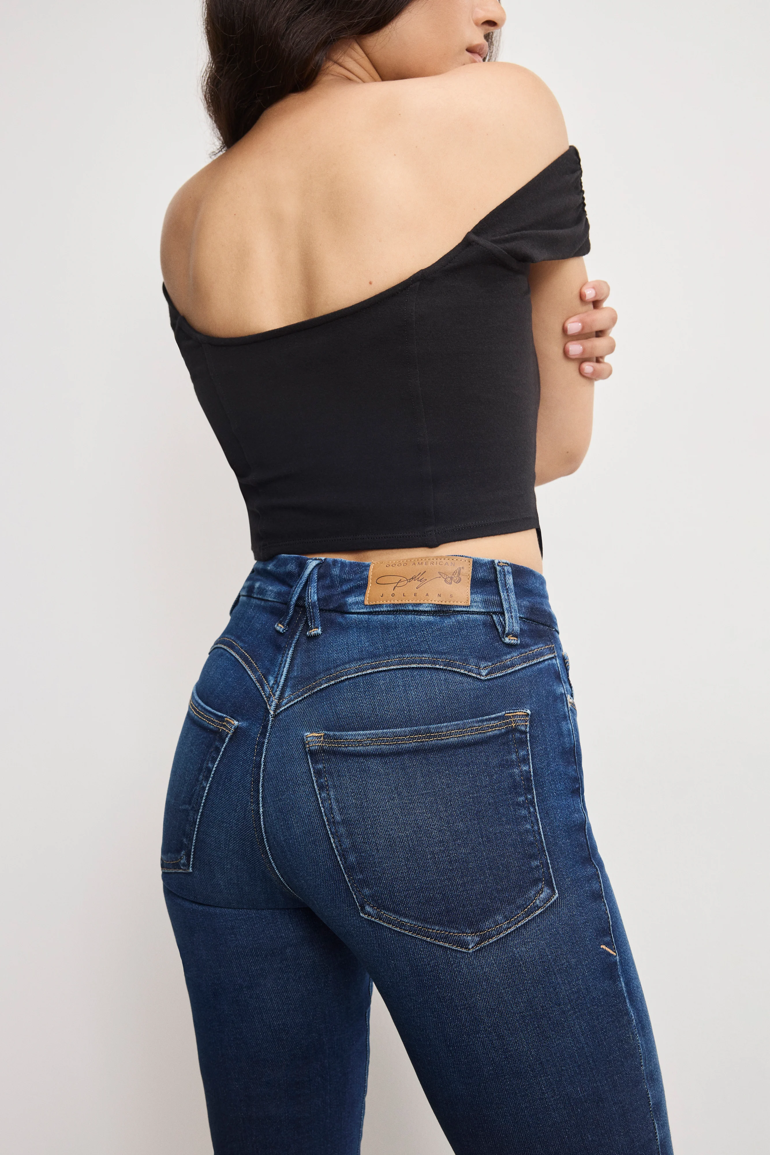 DOLLY JOLEANS PETITE STRAIGHT JEANS | INDIGO1080 - Image 4