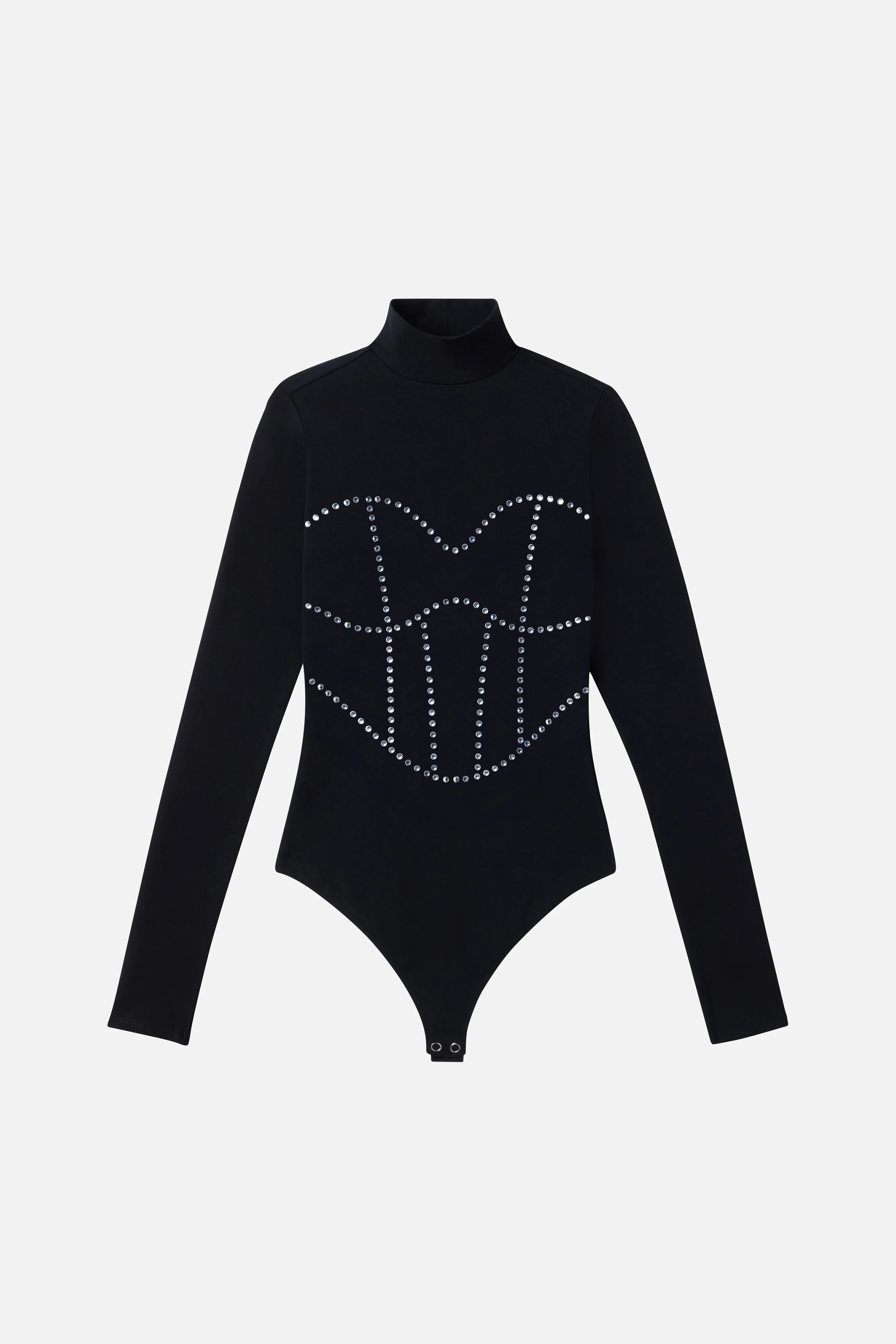DOLLY CRYSTAL CORSET BODYSUIT | BLACK001 - Image 6