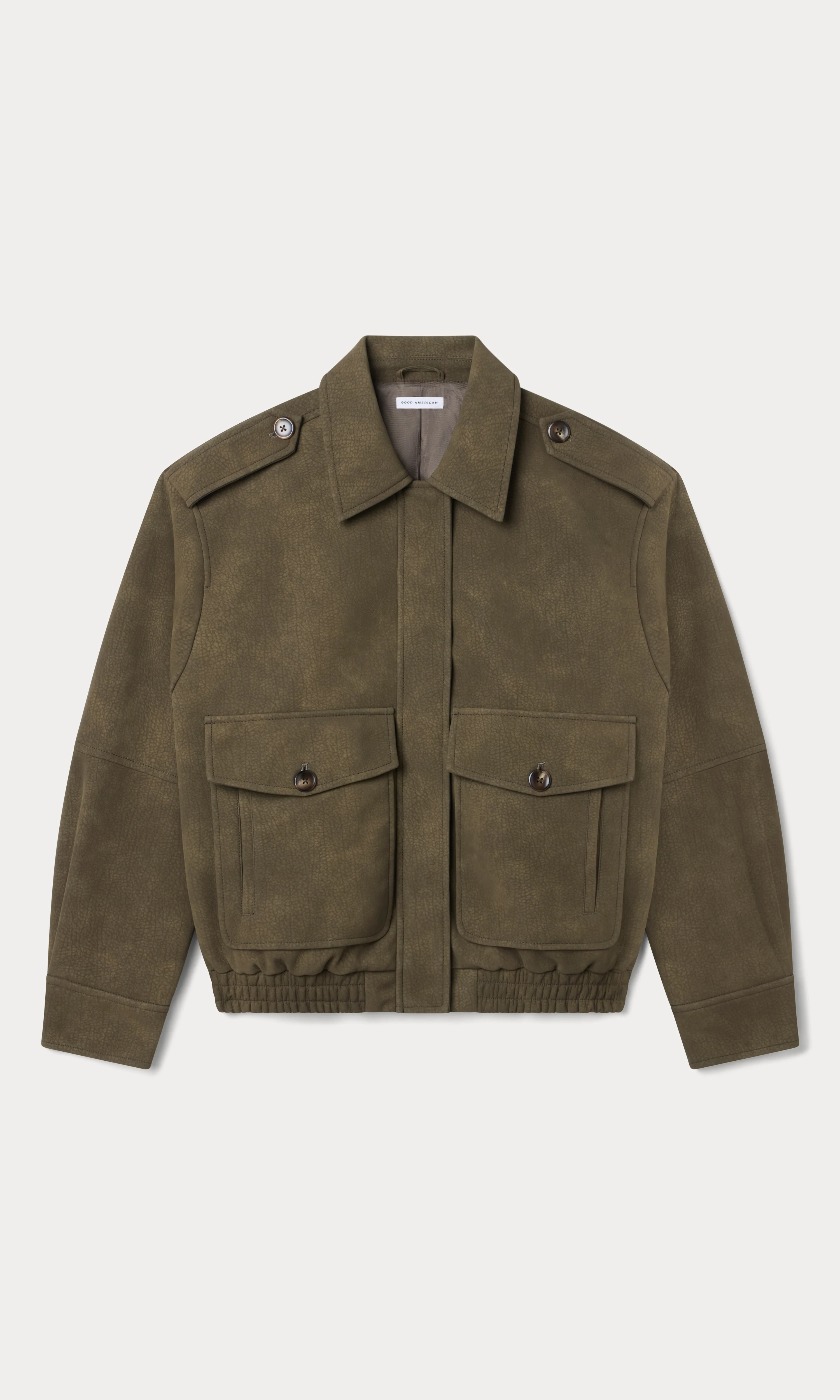 THE BETTER THAN LEATHER BOMBER | STONE - Image 6