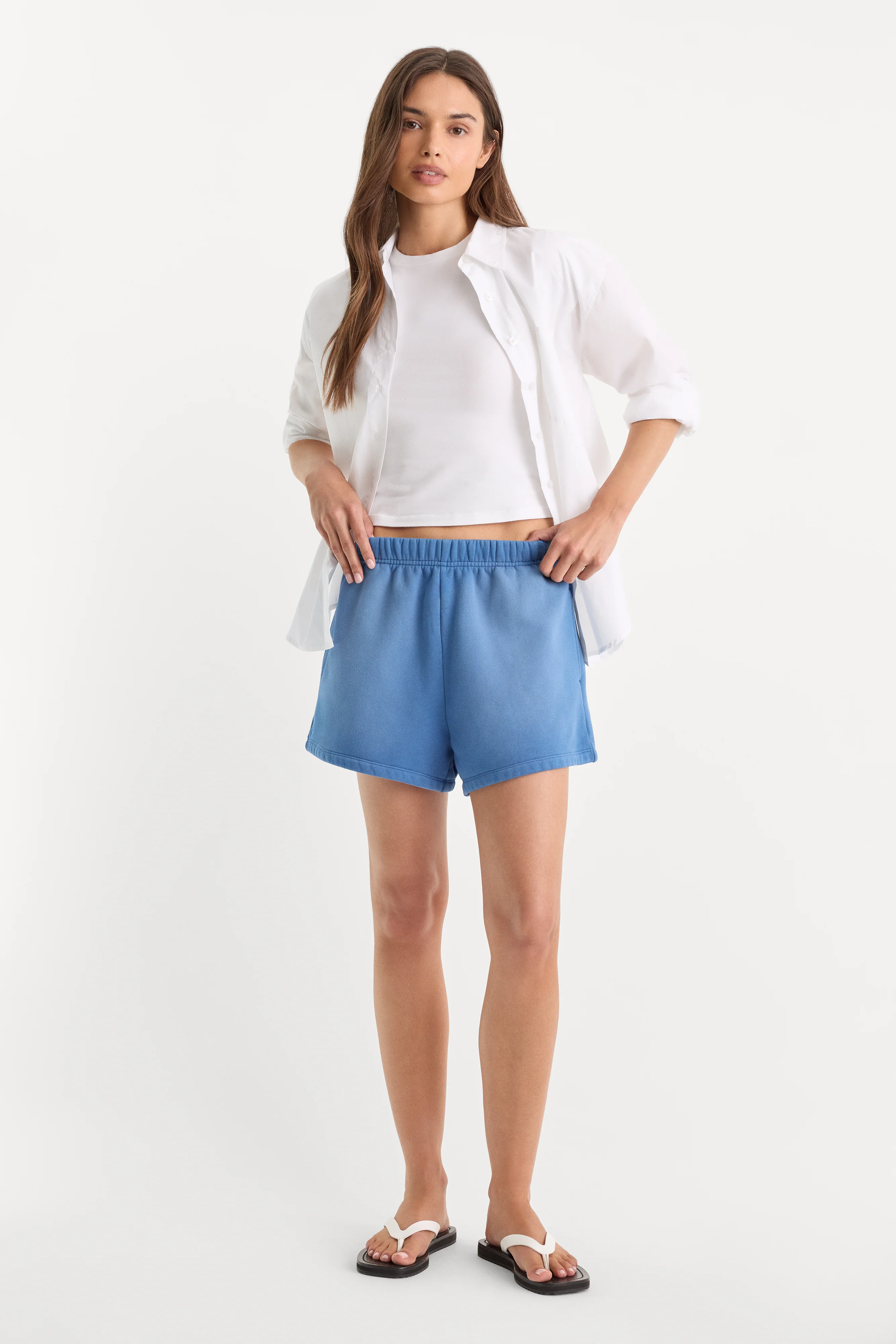 THE FLEECE SHORT | BLUE DRIFT