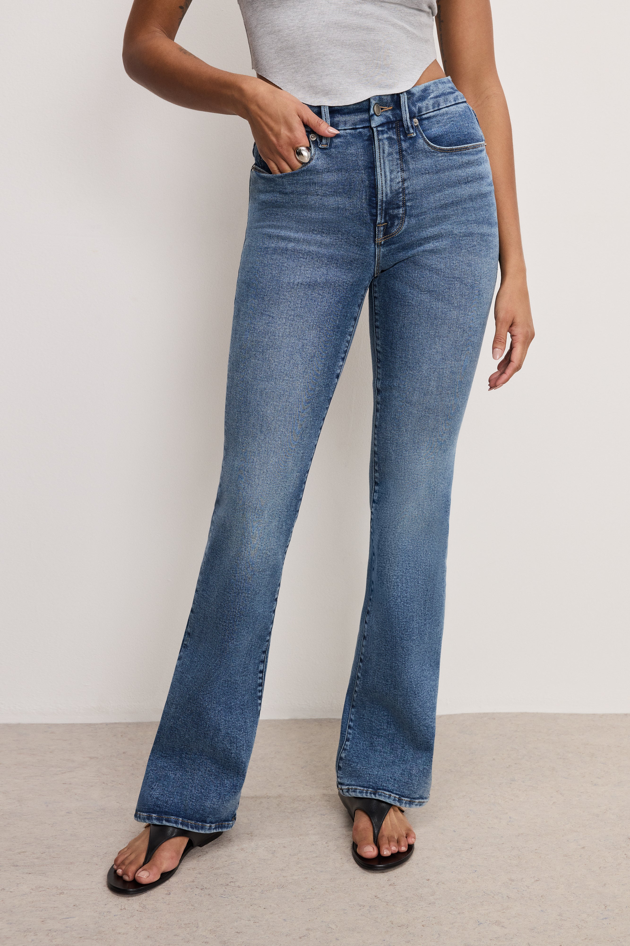 COMPRESSION GOOD CLASSIC BOOTCUT JEANS | INDIGO254 - Image 3