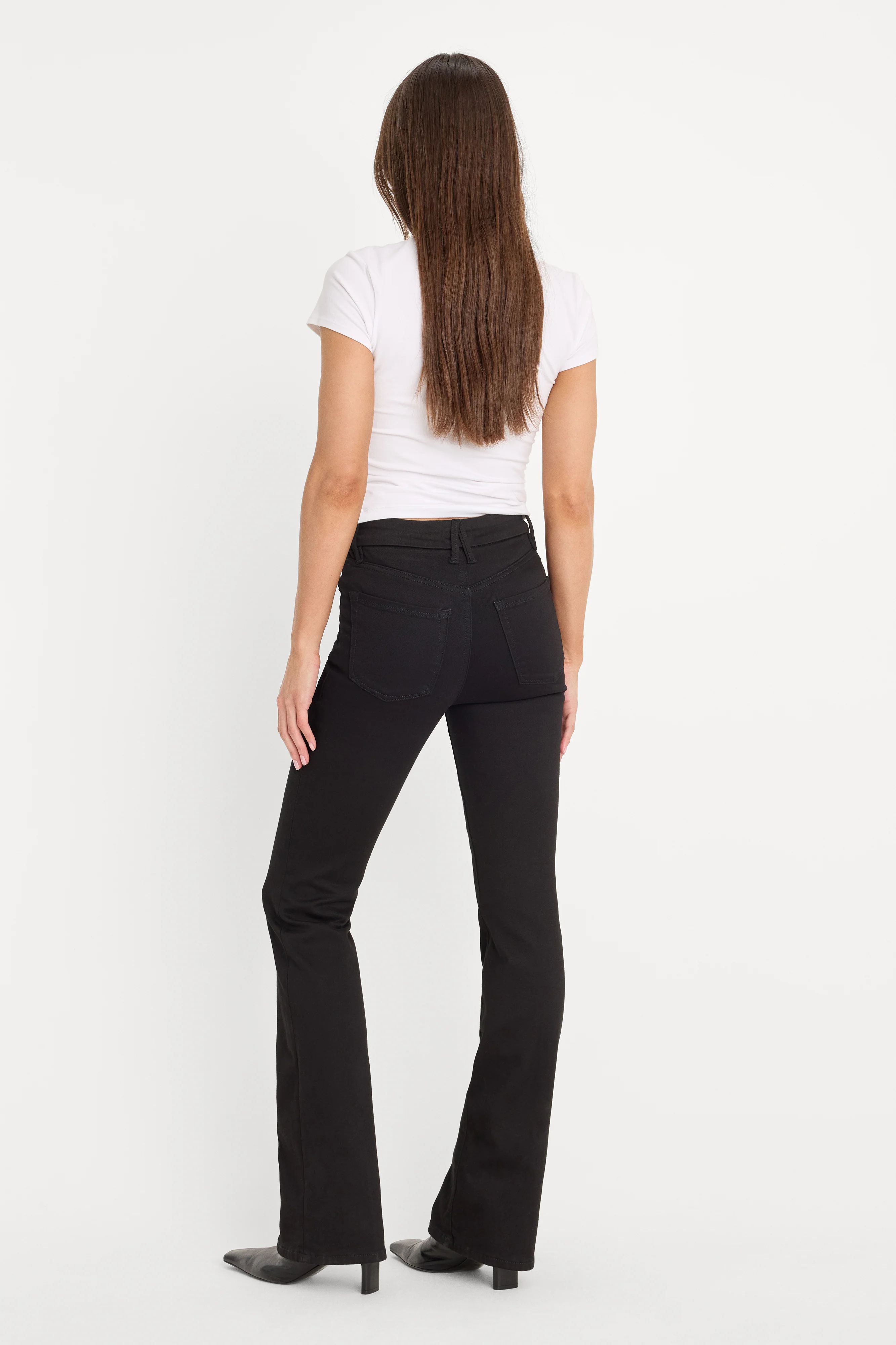 NEVER FADE GOOD CLASSIC SLIM BOOTCUT JEANS | BLACK - Image 5