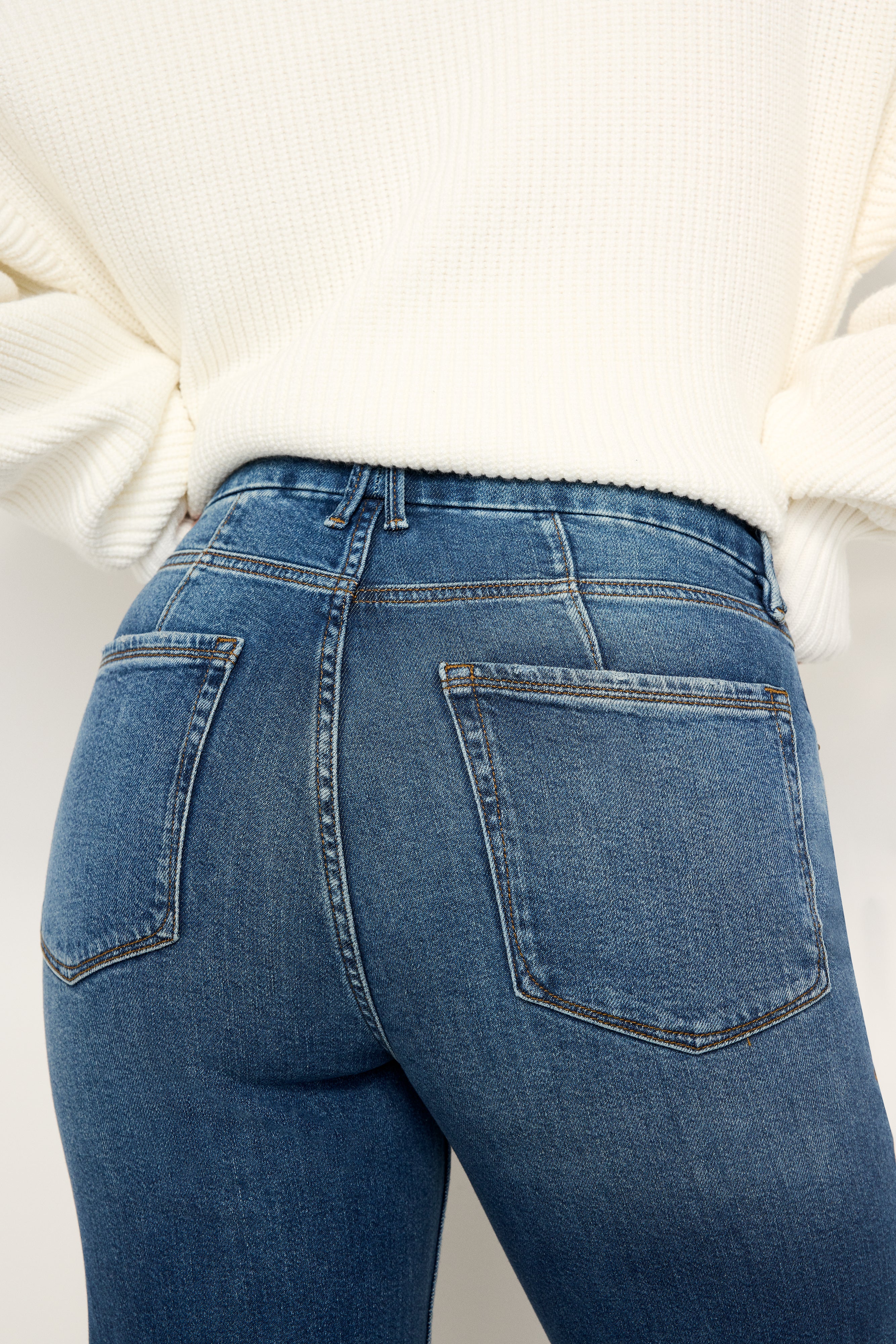 GOOD ICON STRAIGHT JEANS | INDIGO605 - Image 12