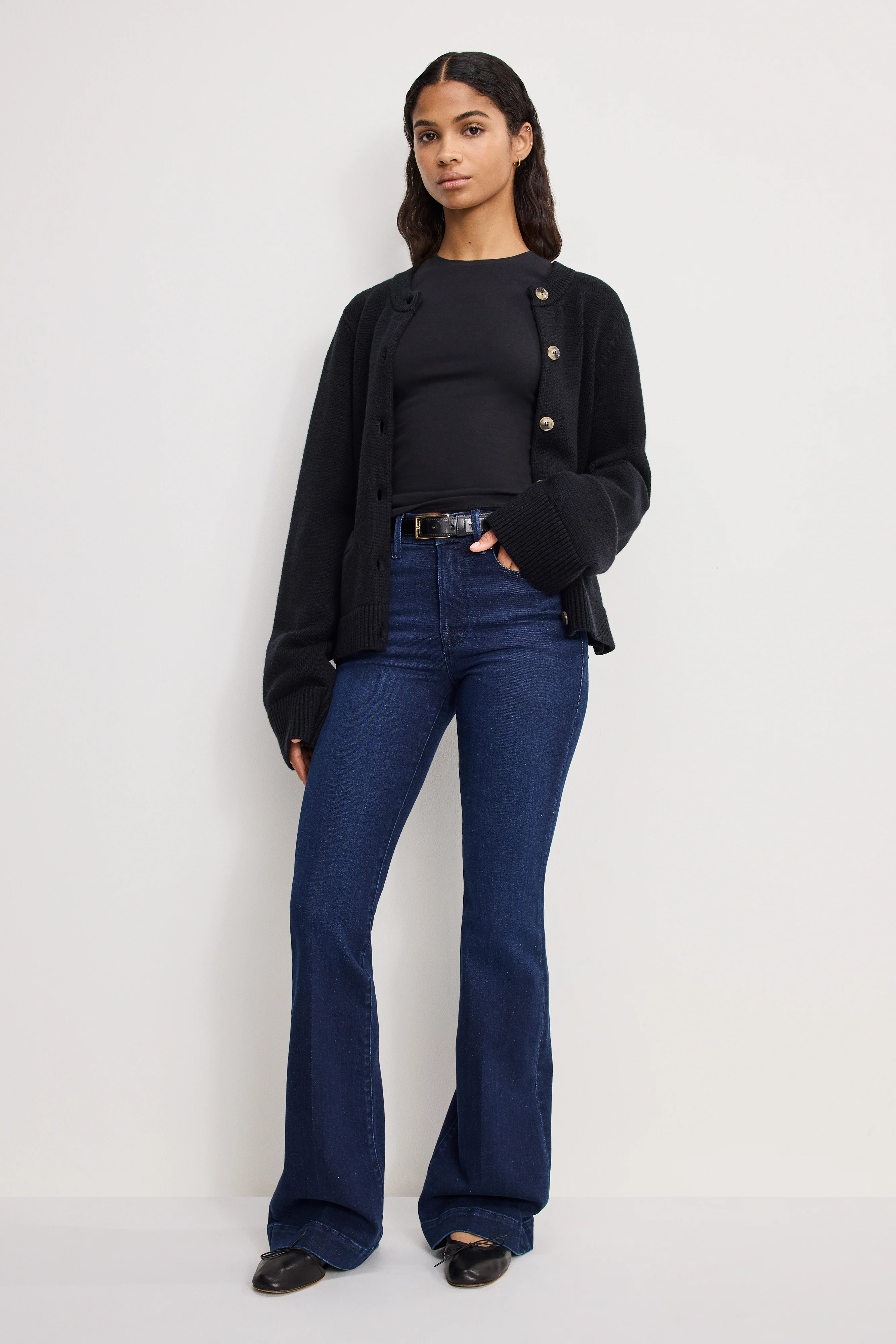 GOOD LEGS FLARE COMPRESSION JEANS | INDIGO1150