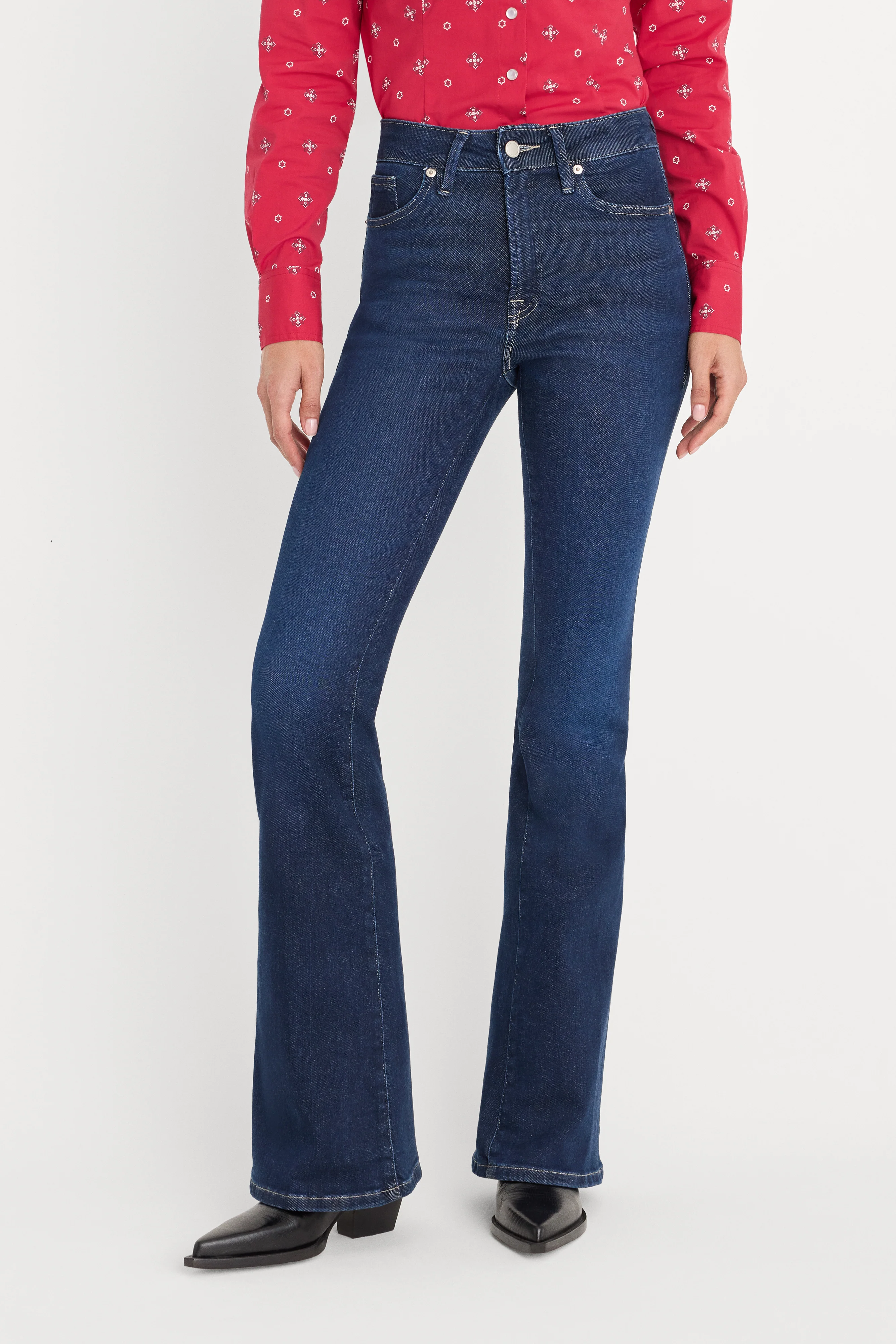 DOLLY JOLEANS GOOD LEGS FLARE JEANS | INDIGO1193 - Image 2