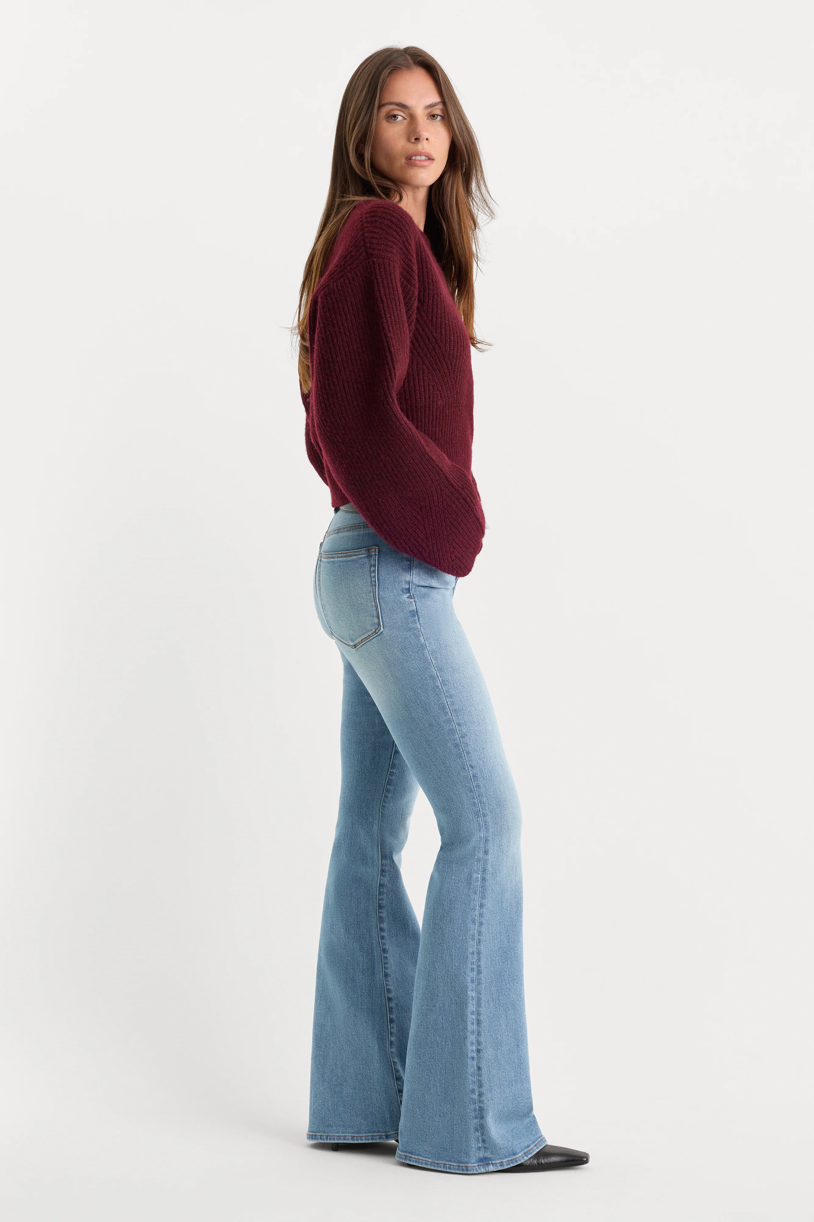 GOOD LEGS FLARE JEANS | INDIGO1290 - Image 3