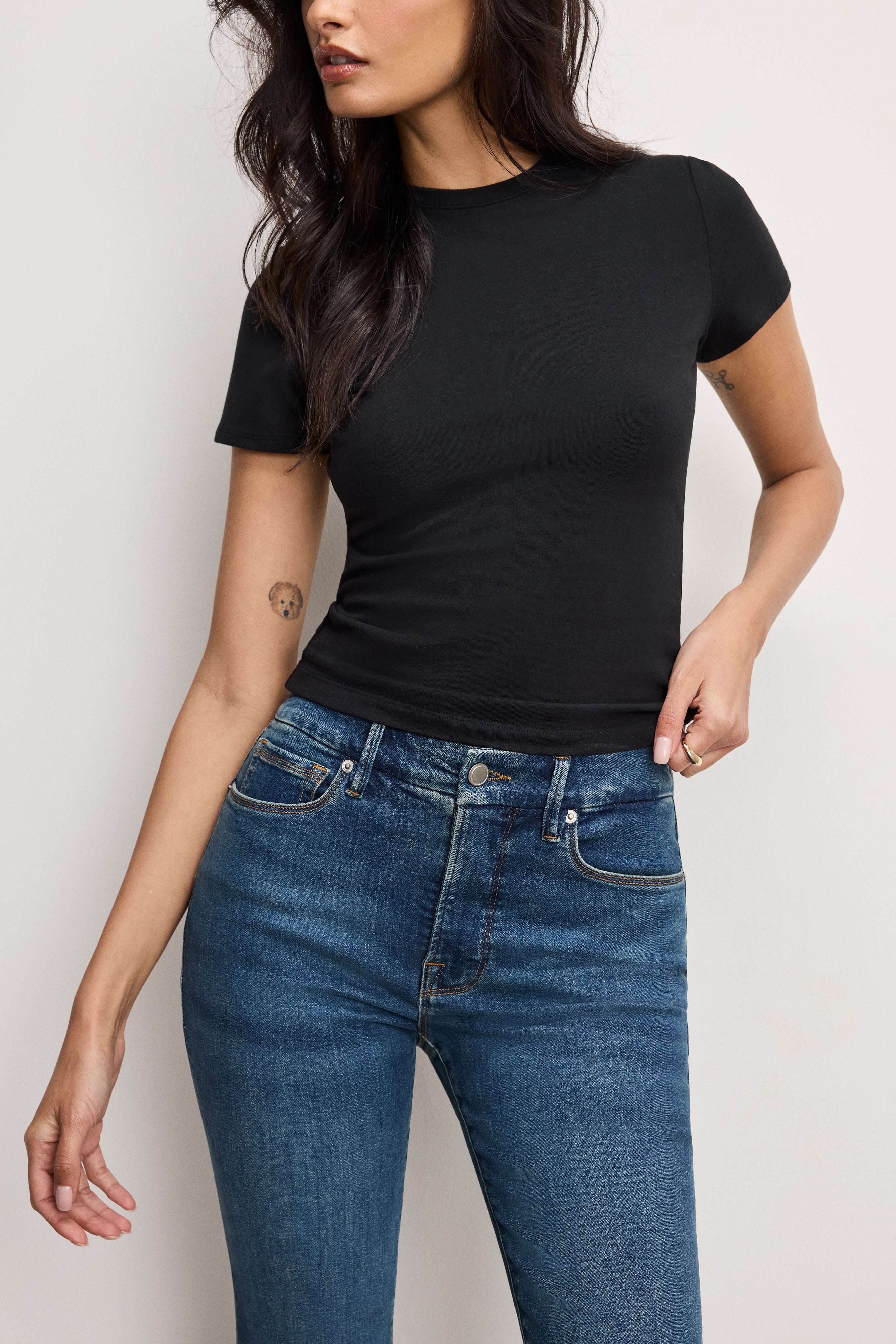 GOOD LEGS FLARE JEANS | BLUE004 - Image 4