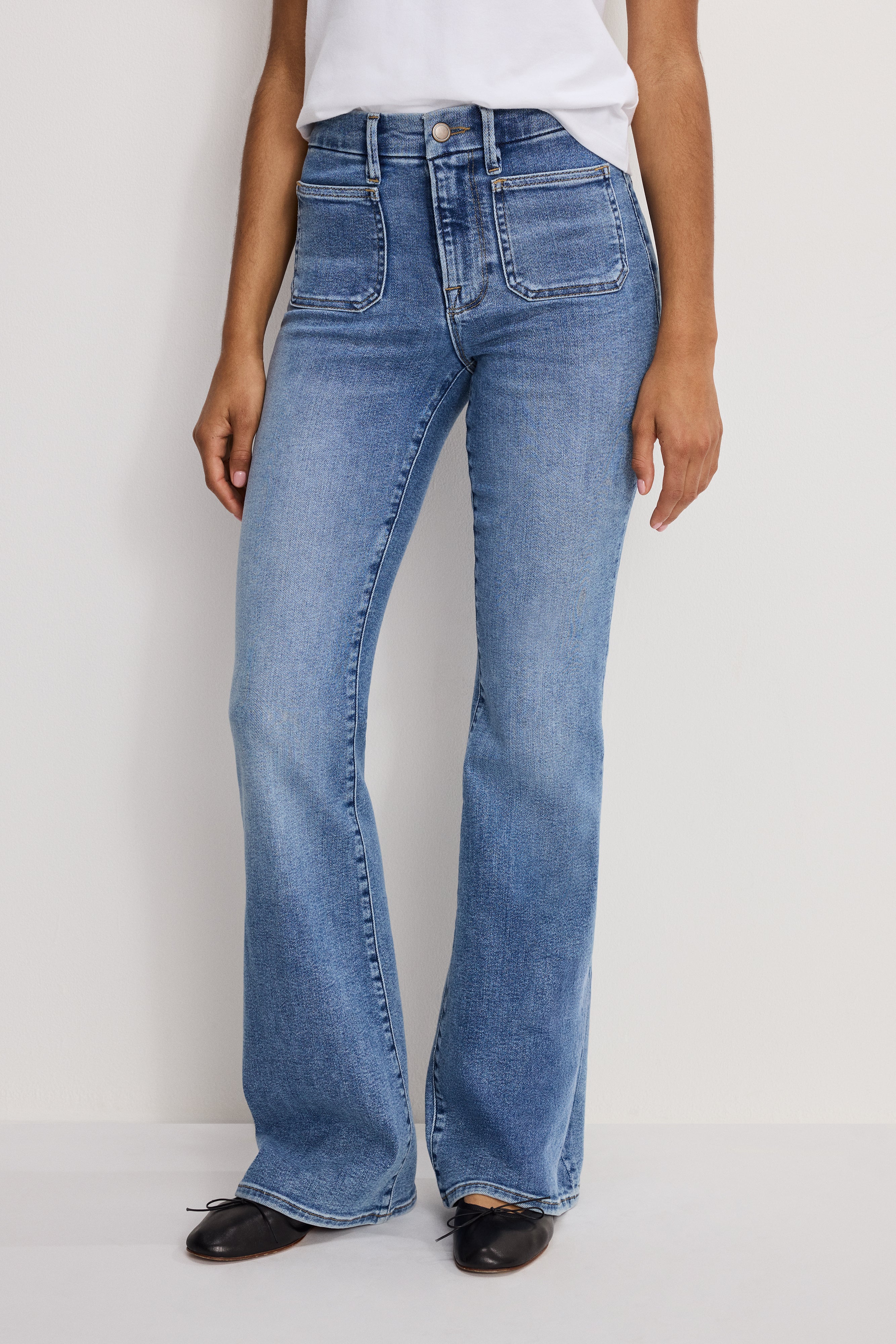 GOOD LEGS FLARE JEANS | INDIGO1149 - Image 4
