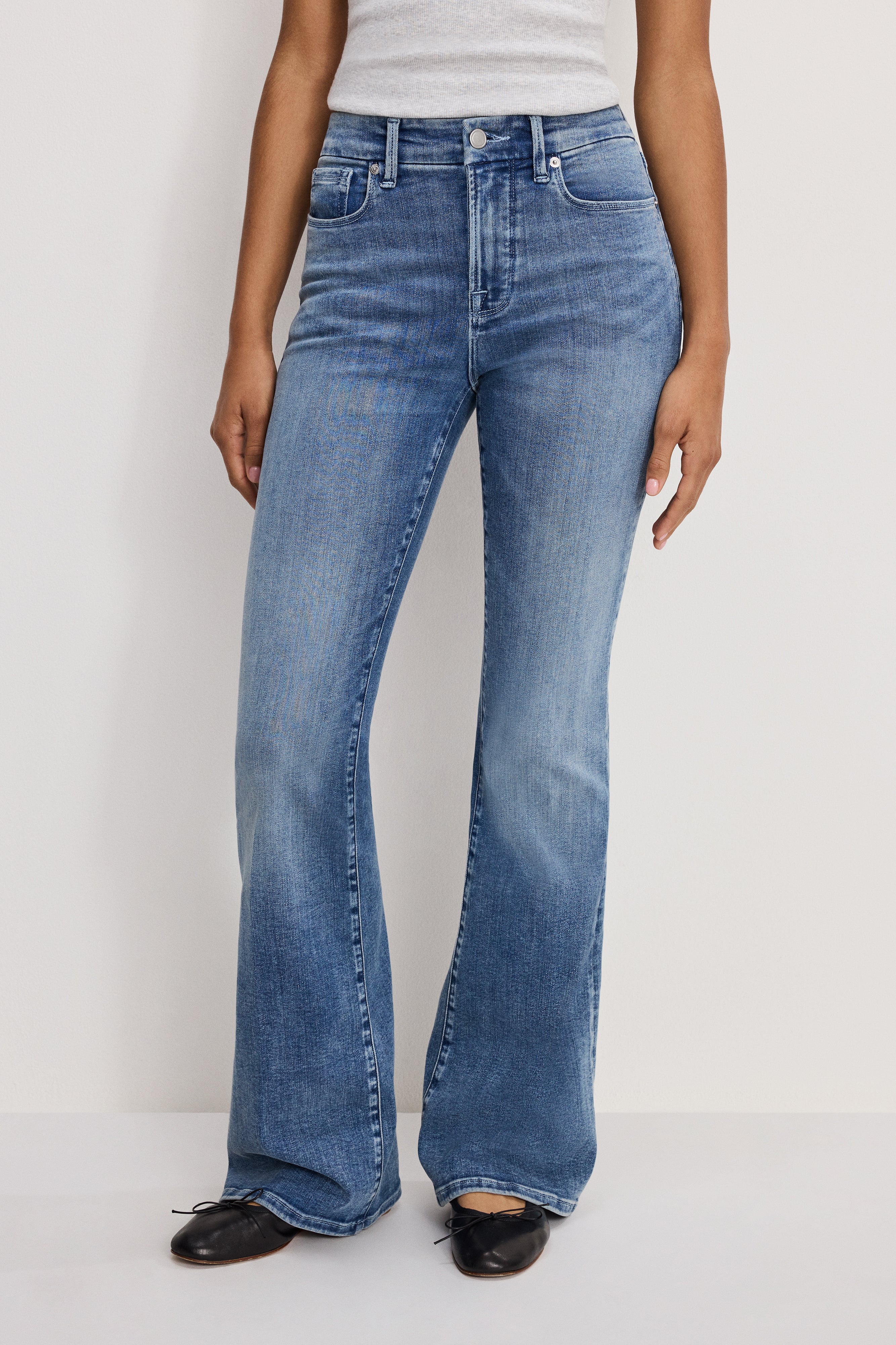 GOOD LEGS FLARE JEANS | INDIGO1154 - Image 2