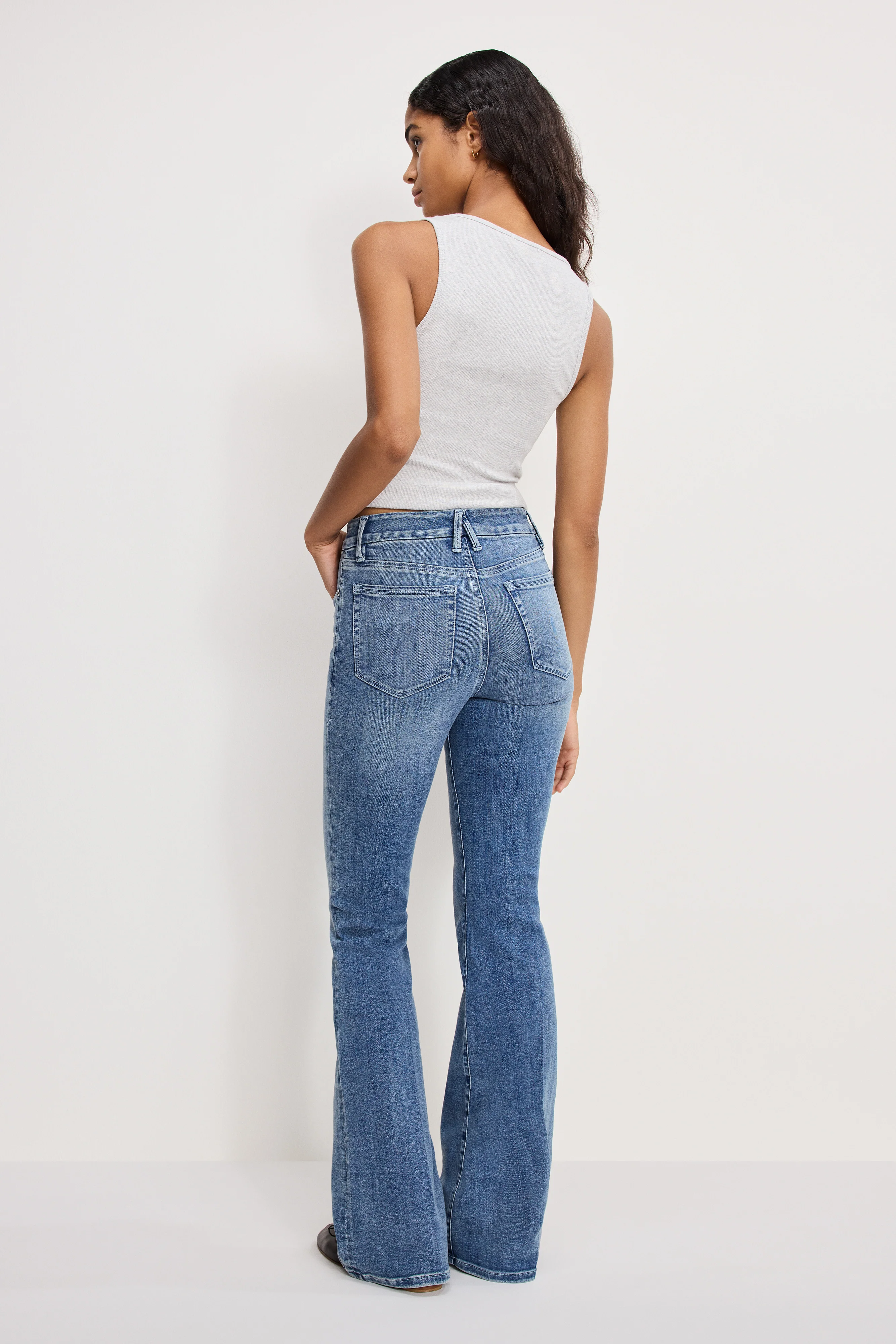 GOOD LEGS FLARE JEANS | INDIGO1154 - Image 5