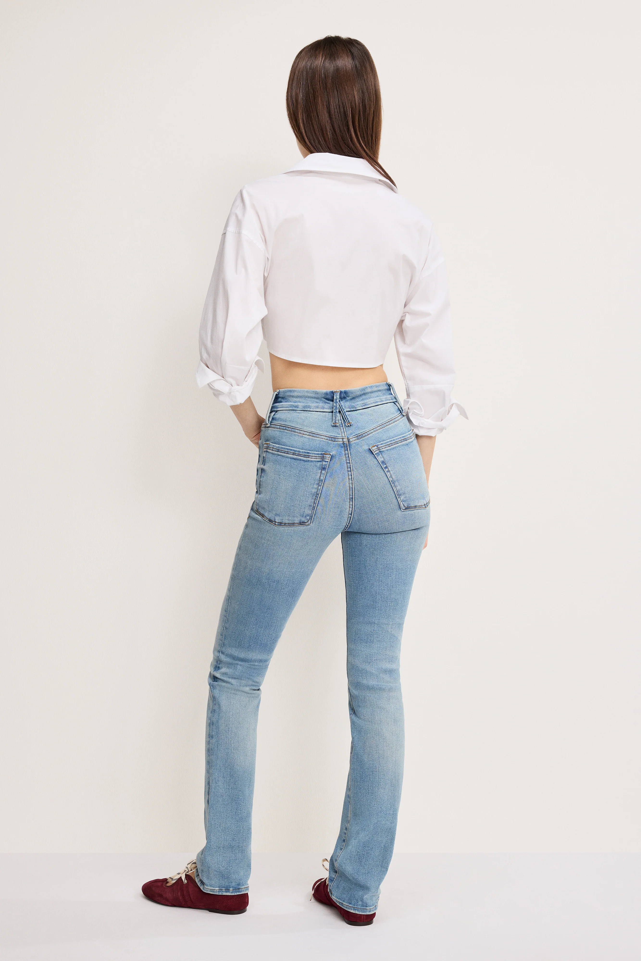 GOOD LEGS STRAIGHT JEANS LONG | INDIGO834 - Image 5