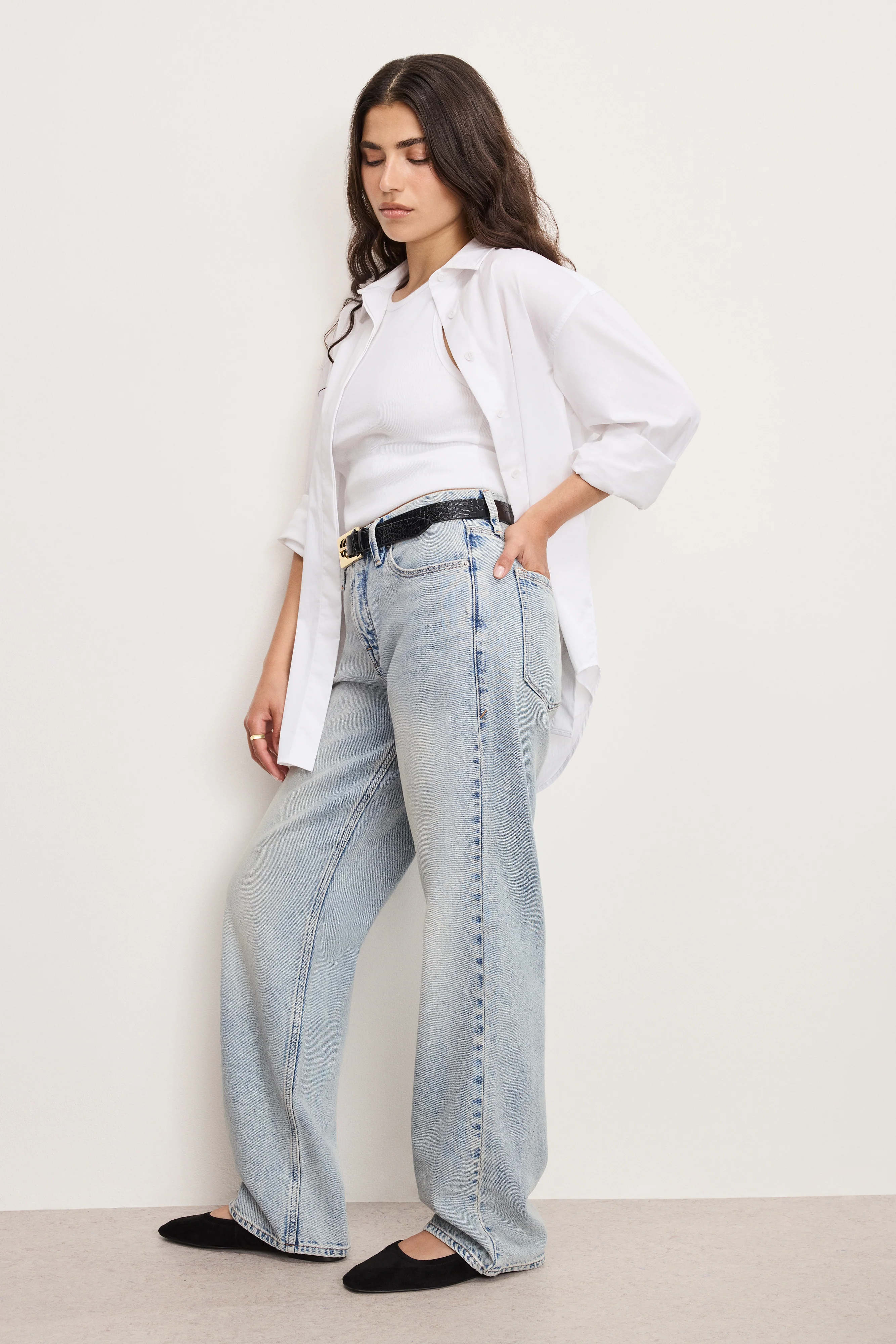 GOOD PETITE 90s RELAXED JEANS | INDIGO1075 - Image 4