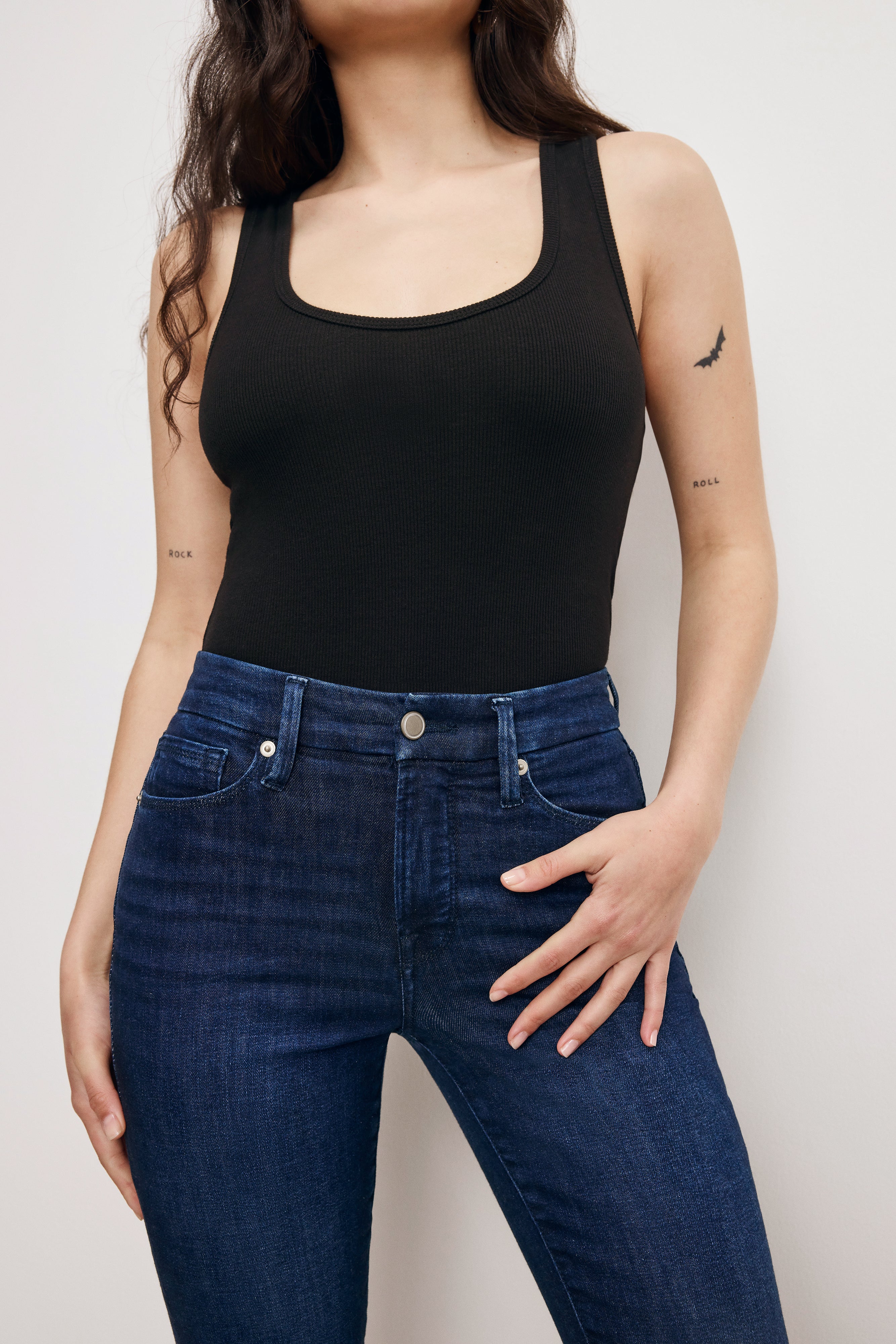 GOOD PETITE SKINNY JEANS | BLUE224 - Image 4