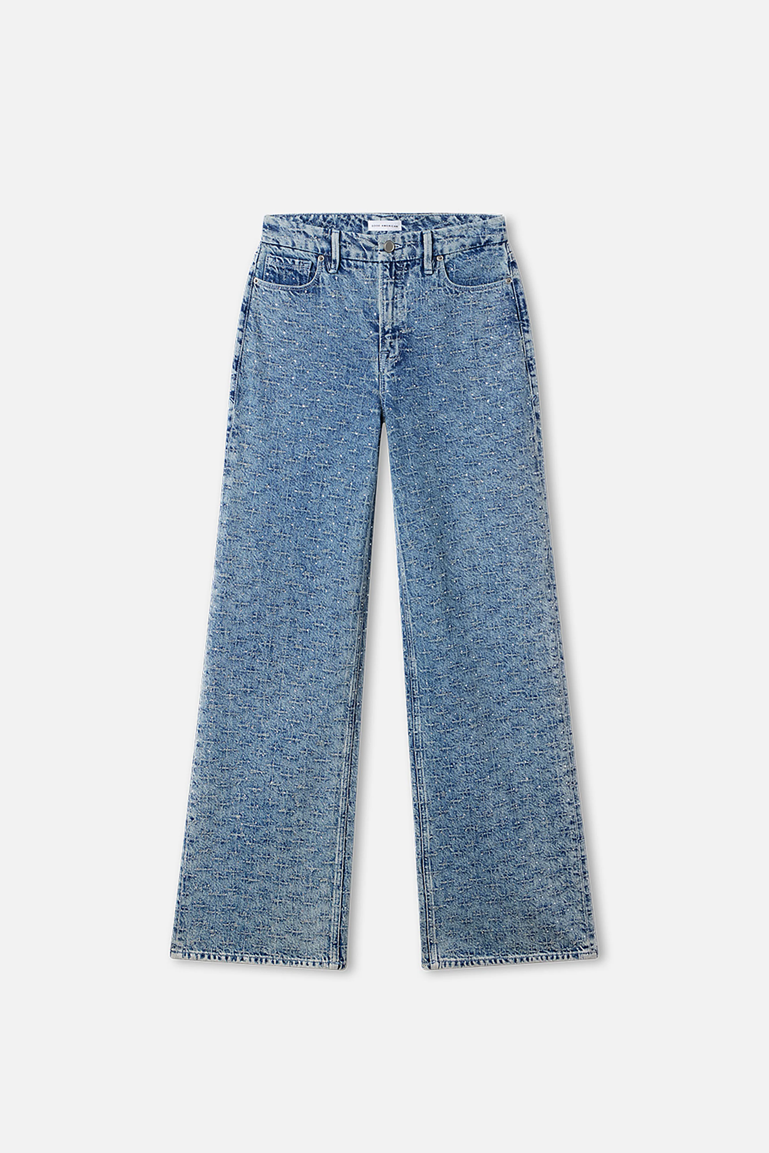 GOOD SKATE WIDE CRYSTAL JEANS | INDIGO1070 - Image 6