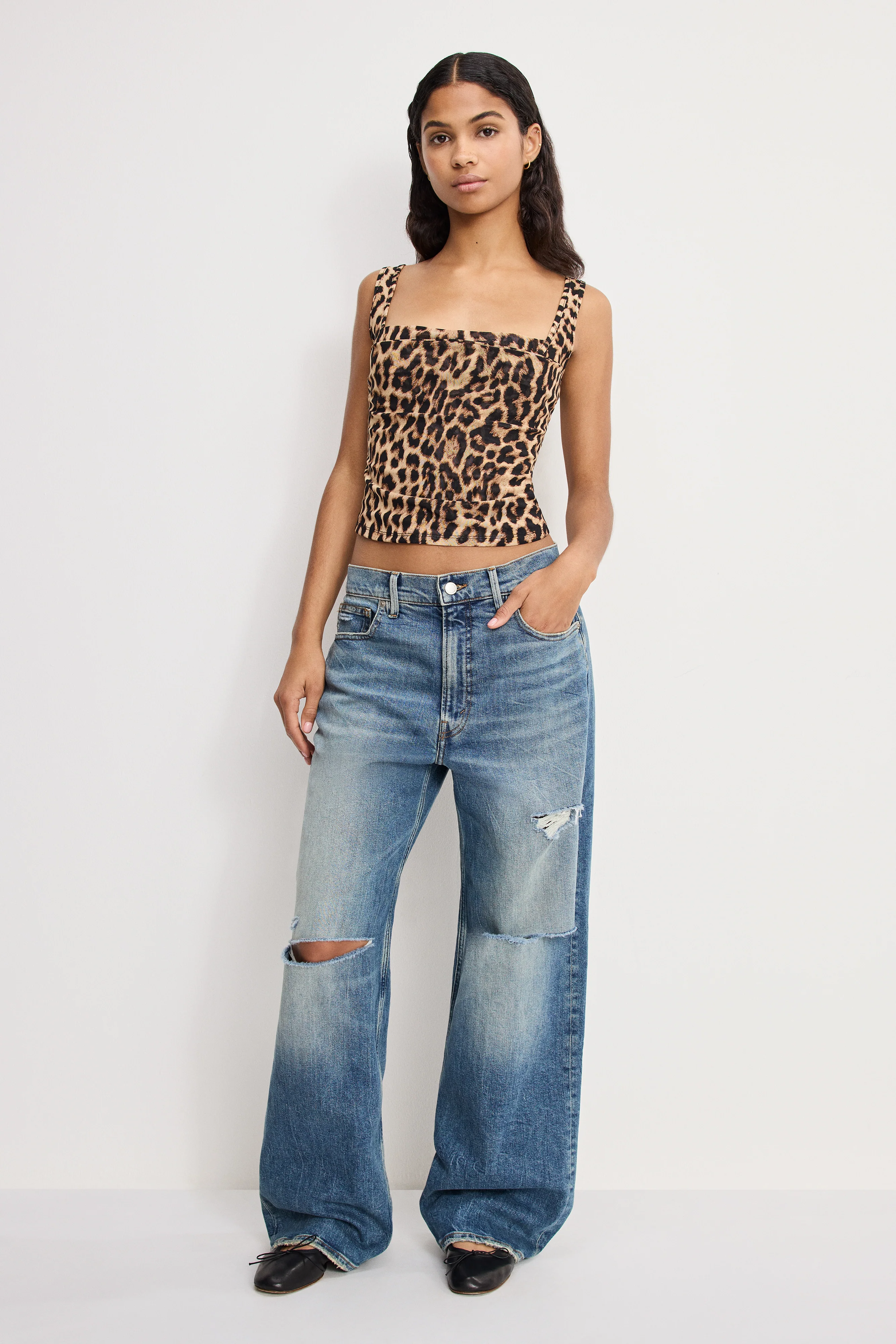 GOOD LOW RISE BAGGY JEANS | INDIGO1280