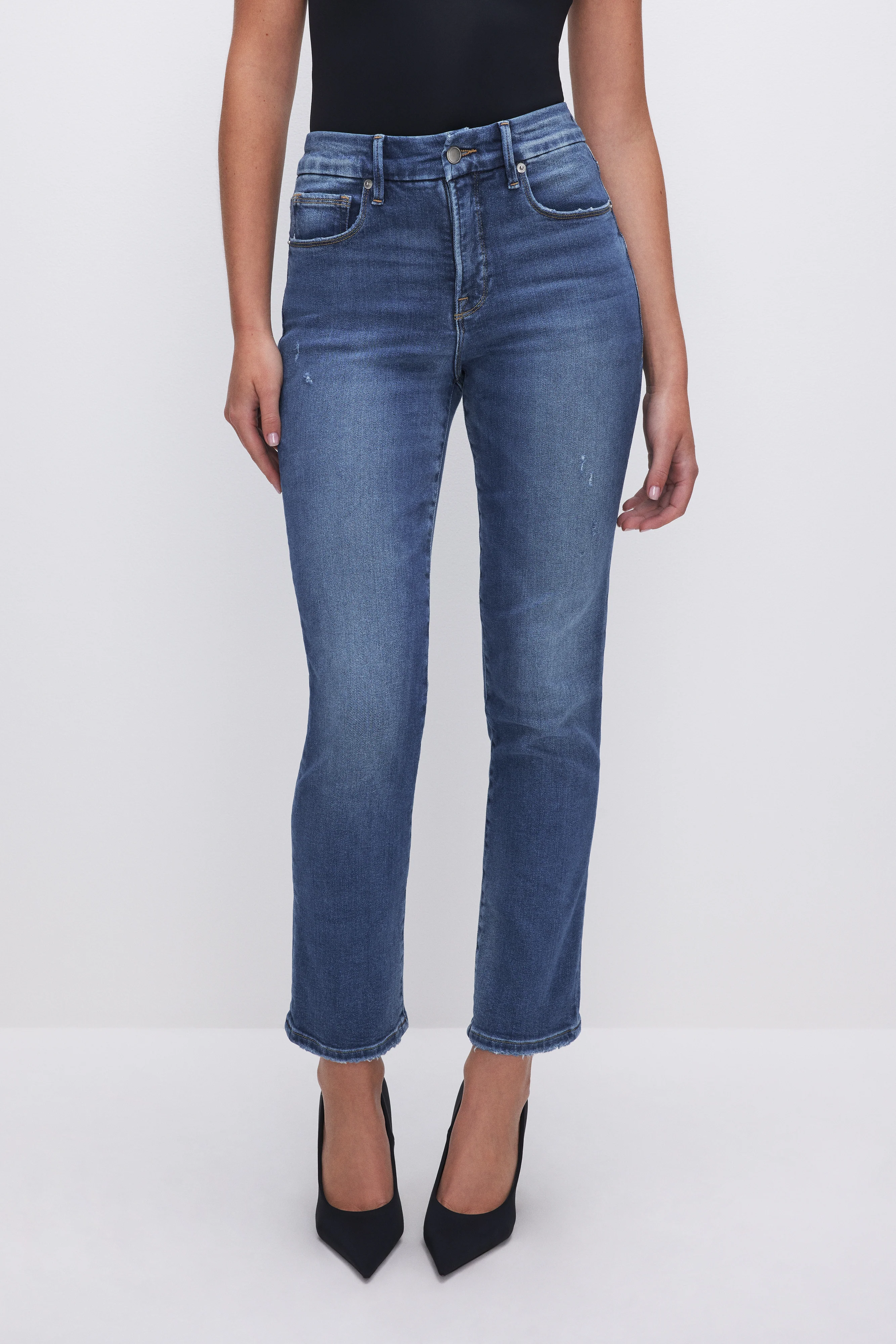 GOOD STRAIGHT COMPRESSION JEANS | INDIGO271 - Image 2