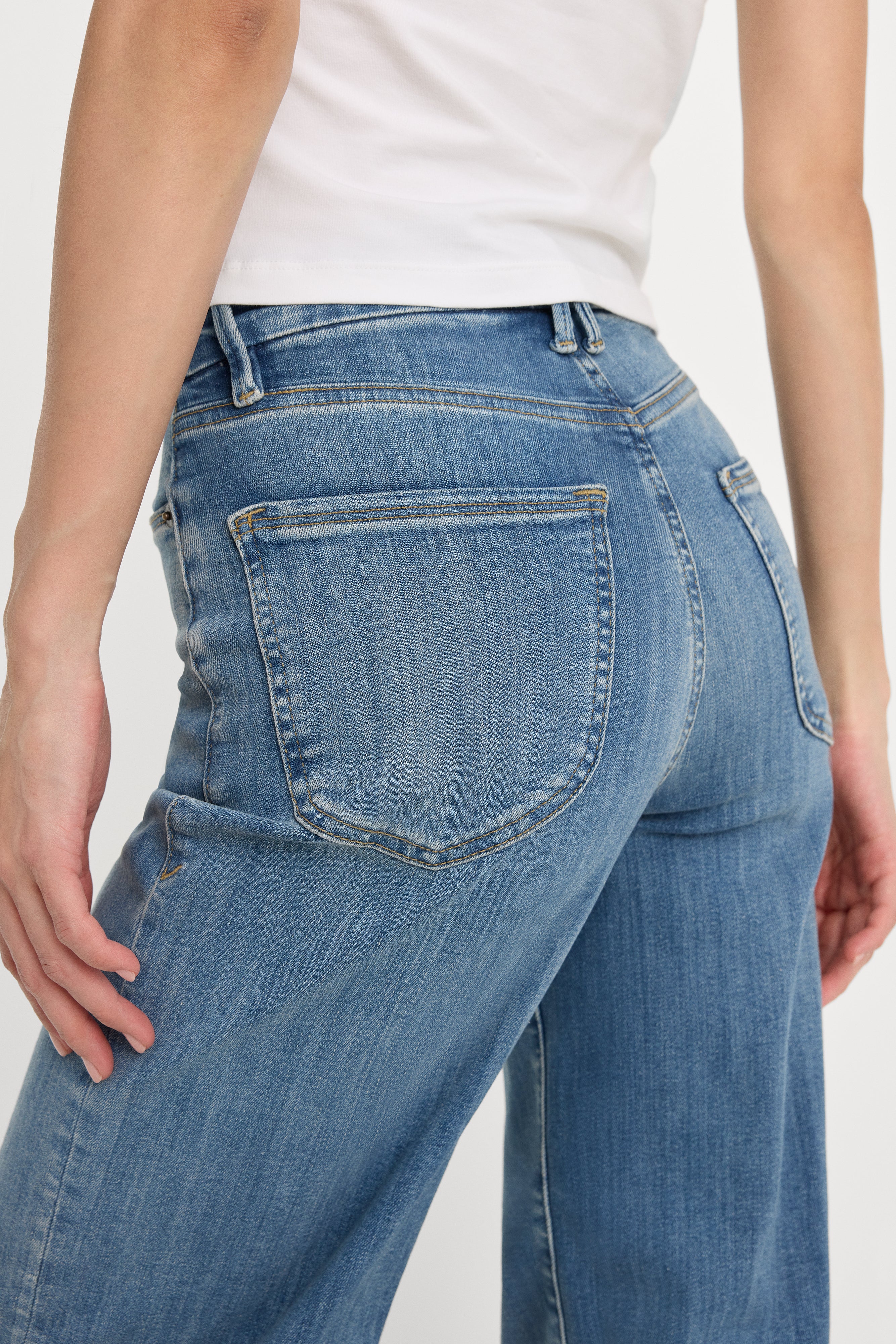 GOOD WAIST PALAZZO JEANS | INDIGO1154 - Image 5