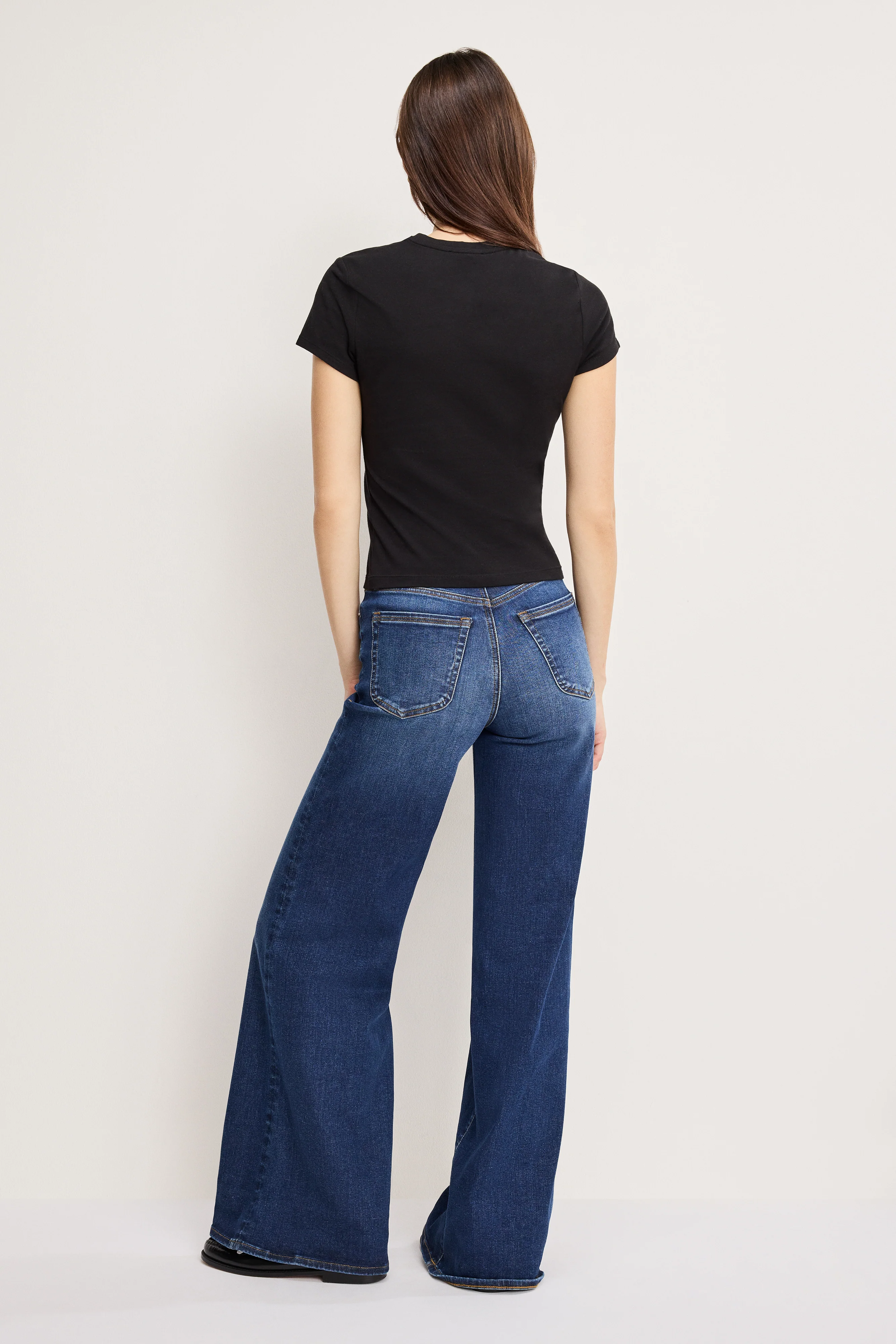 GOOD WAIST PALAZZO JEANS | INDIGO446 - Image 6