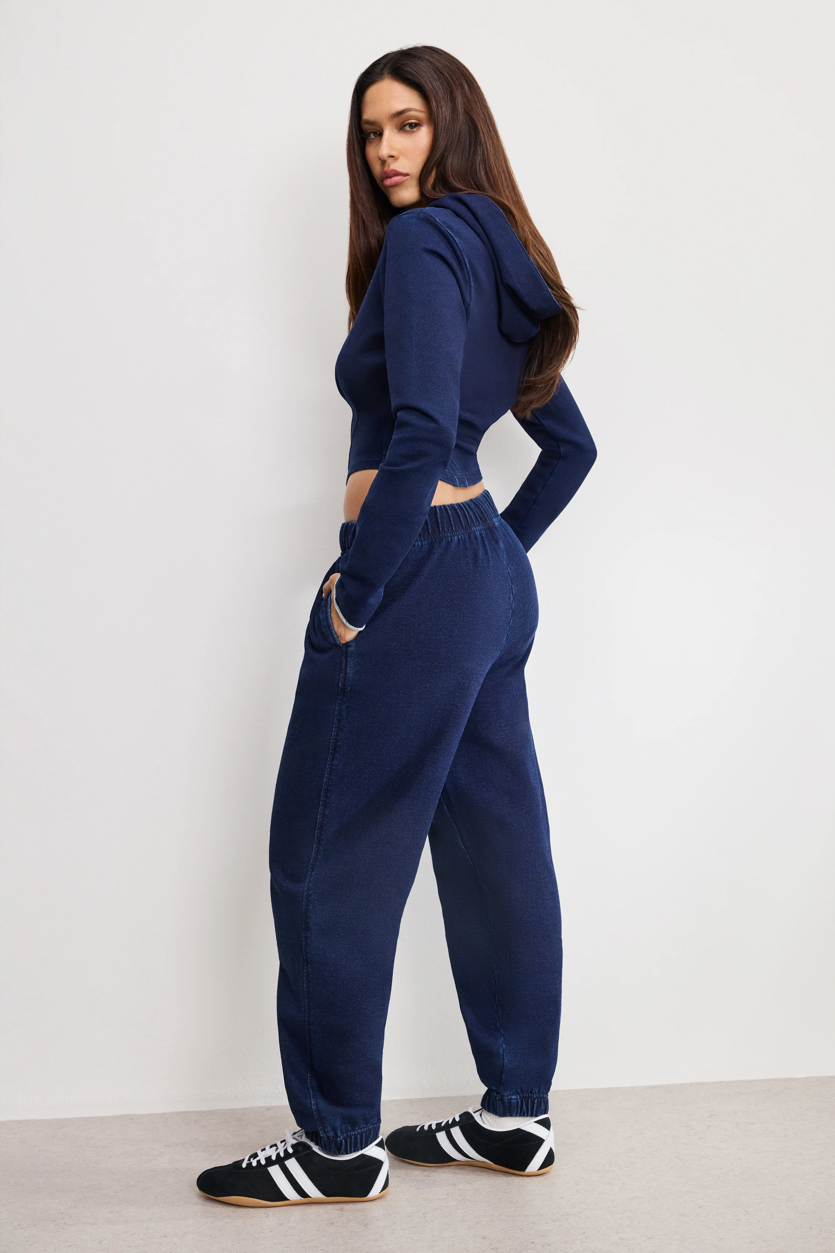 JEANIUS BOYFRIEND SWEATPANTS | INDIGO1029