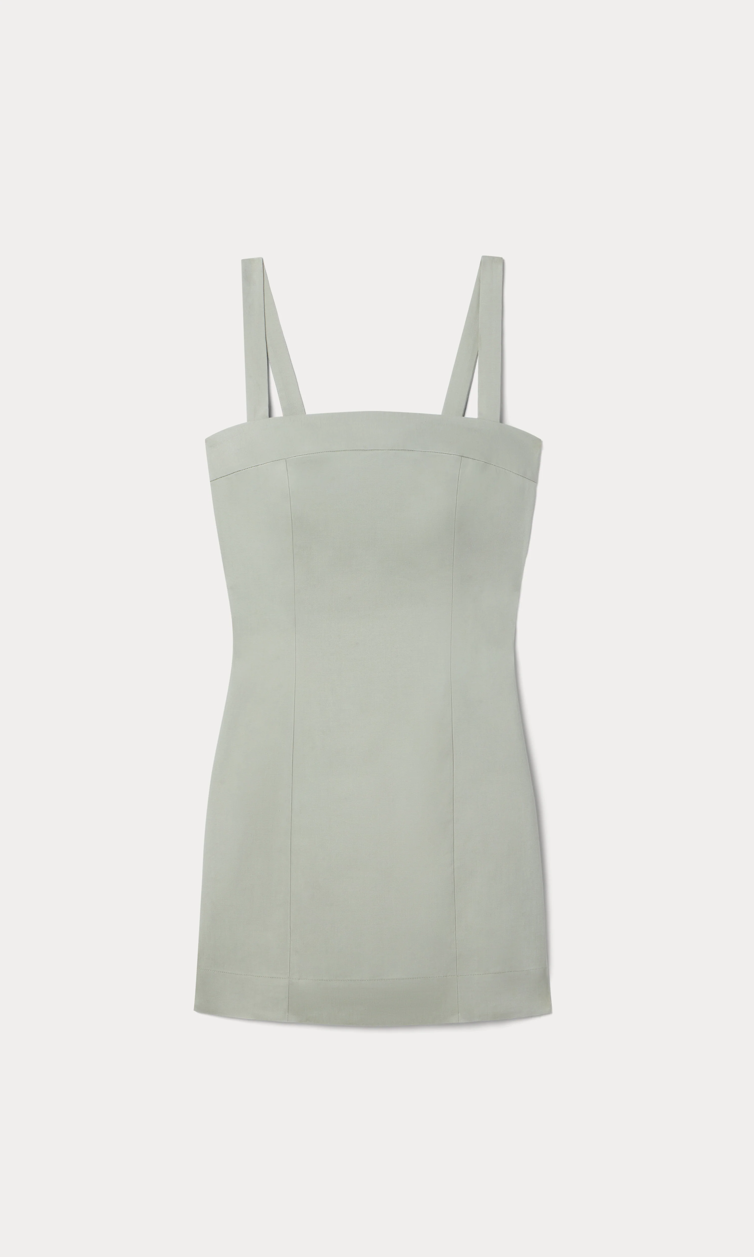 THE STRUCTURED LINEN MINI DRESS | MOSSWELL - Image 5