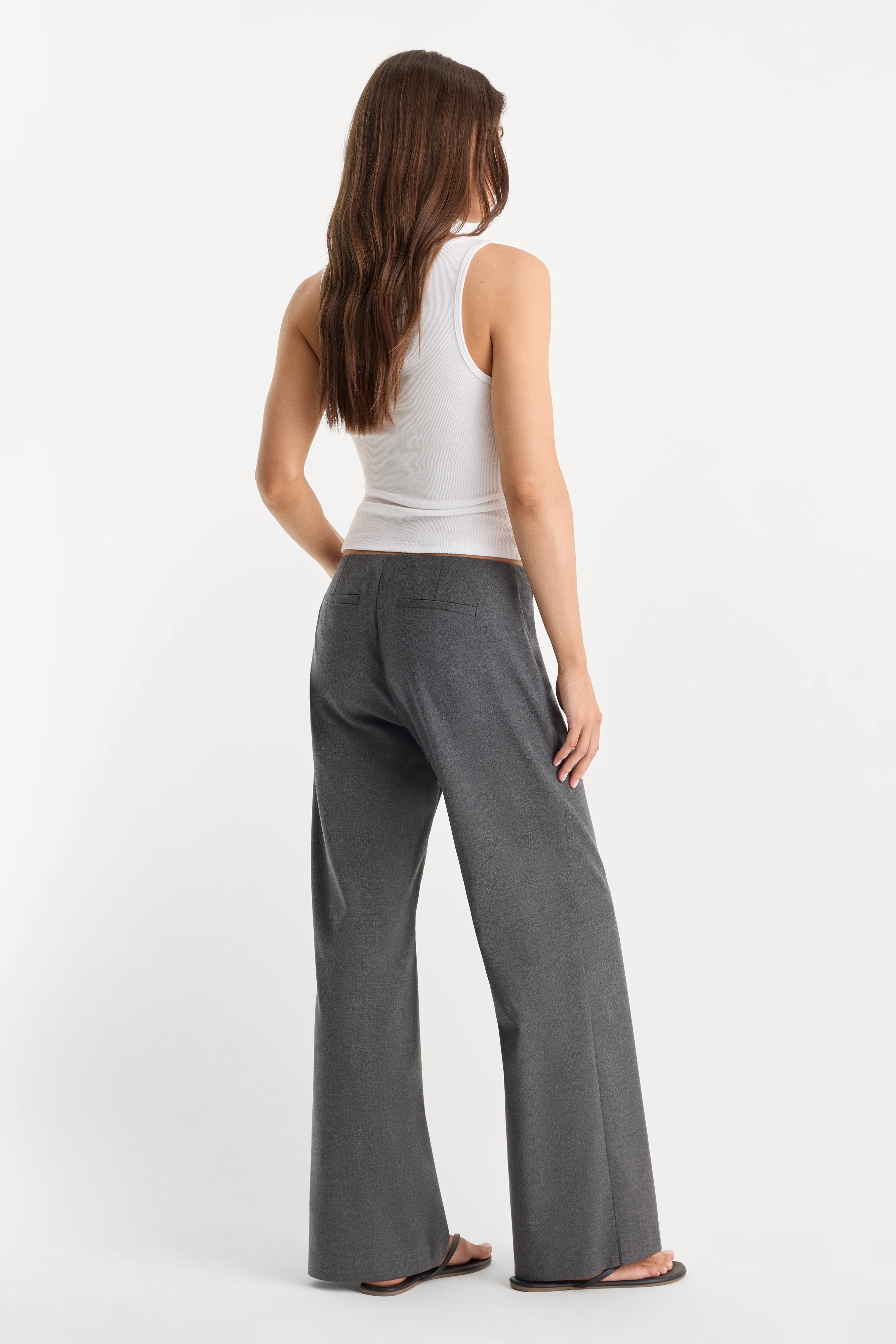 THE LOW RISE TROUSER | ASH - Image 6