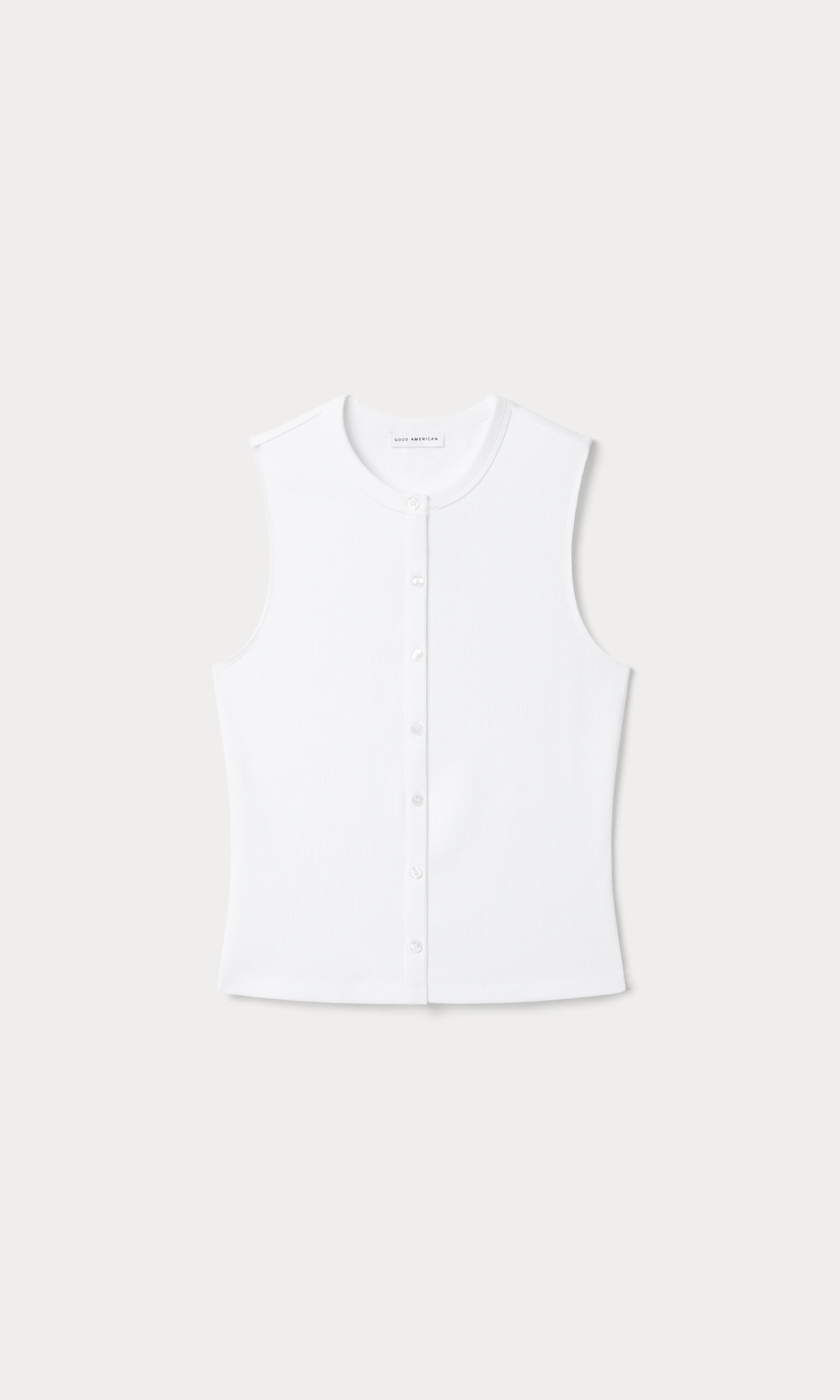 THE RIB SPLAY TOP | WHITE - Image 6