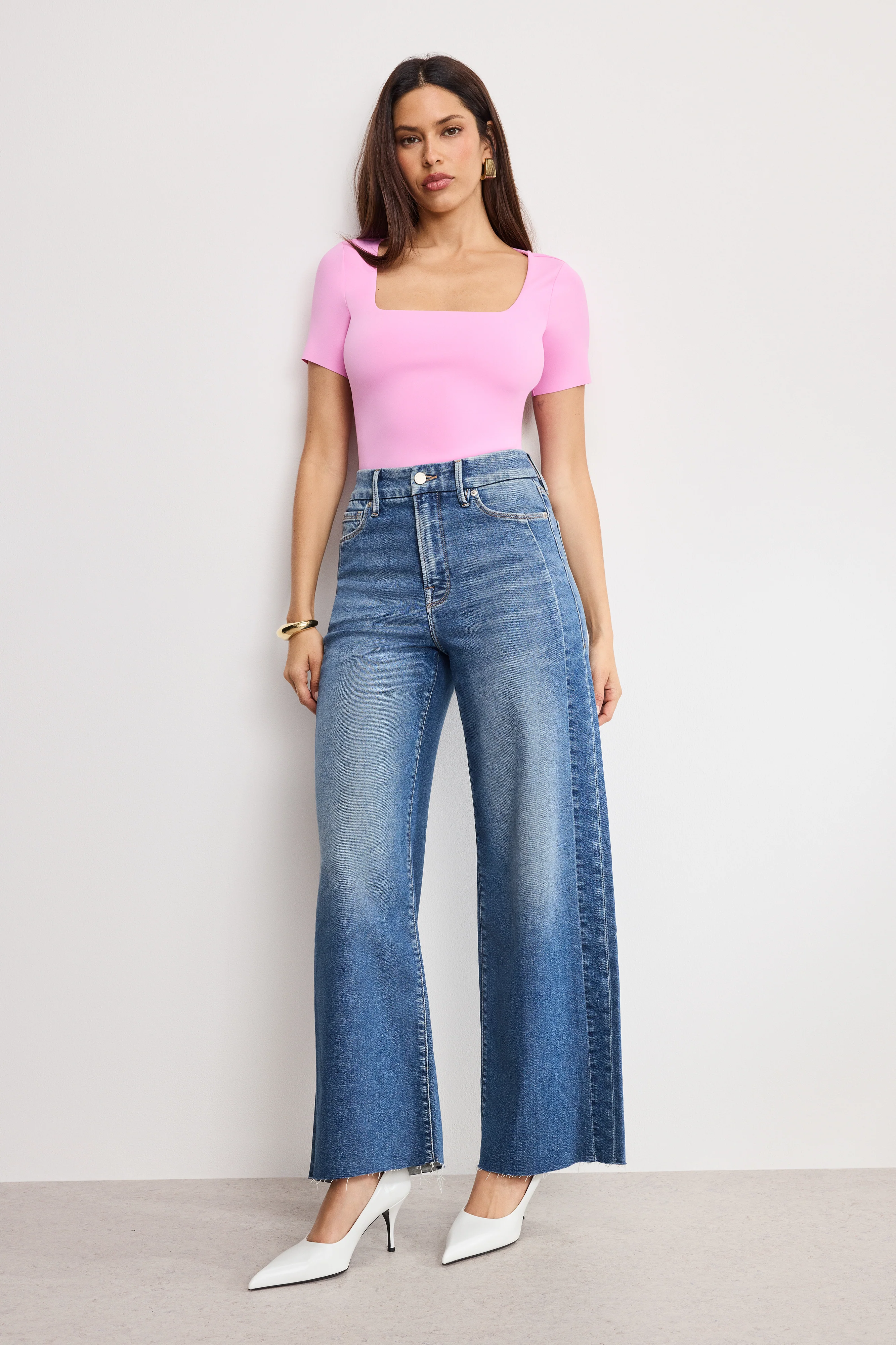 SCULPTING SQUARE NECK BODYSUIT | FUSCHIA002 - Image 3