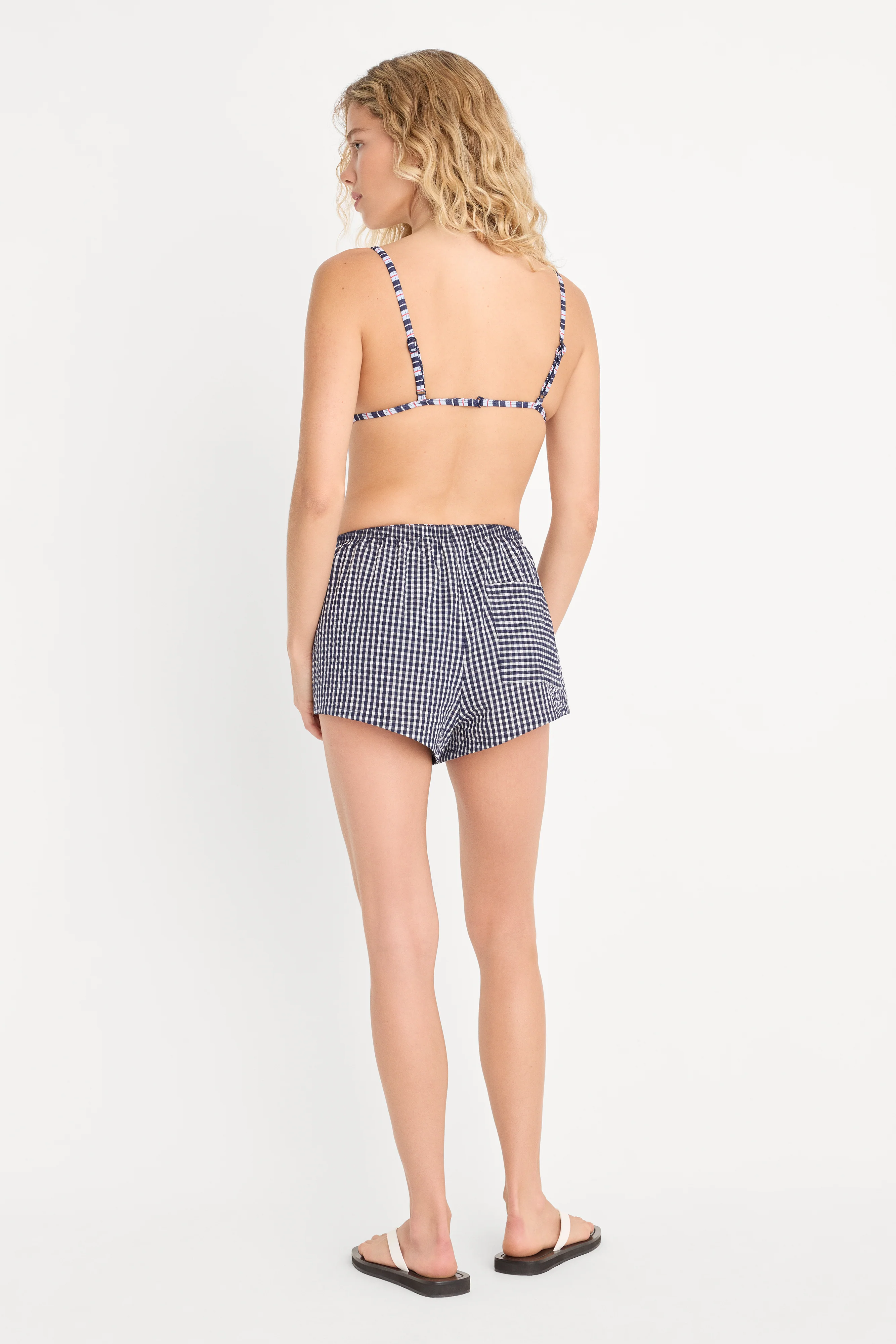 THE SEERSUCKER PULL ON SHORT | HORIZON GINGHAM SMALL - Image 6