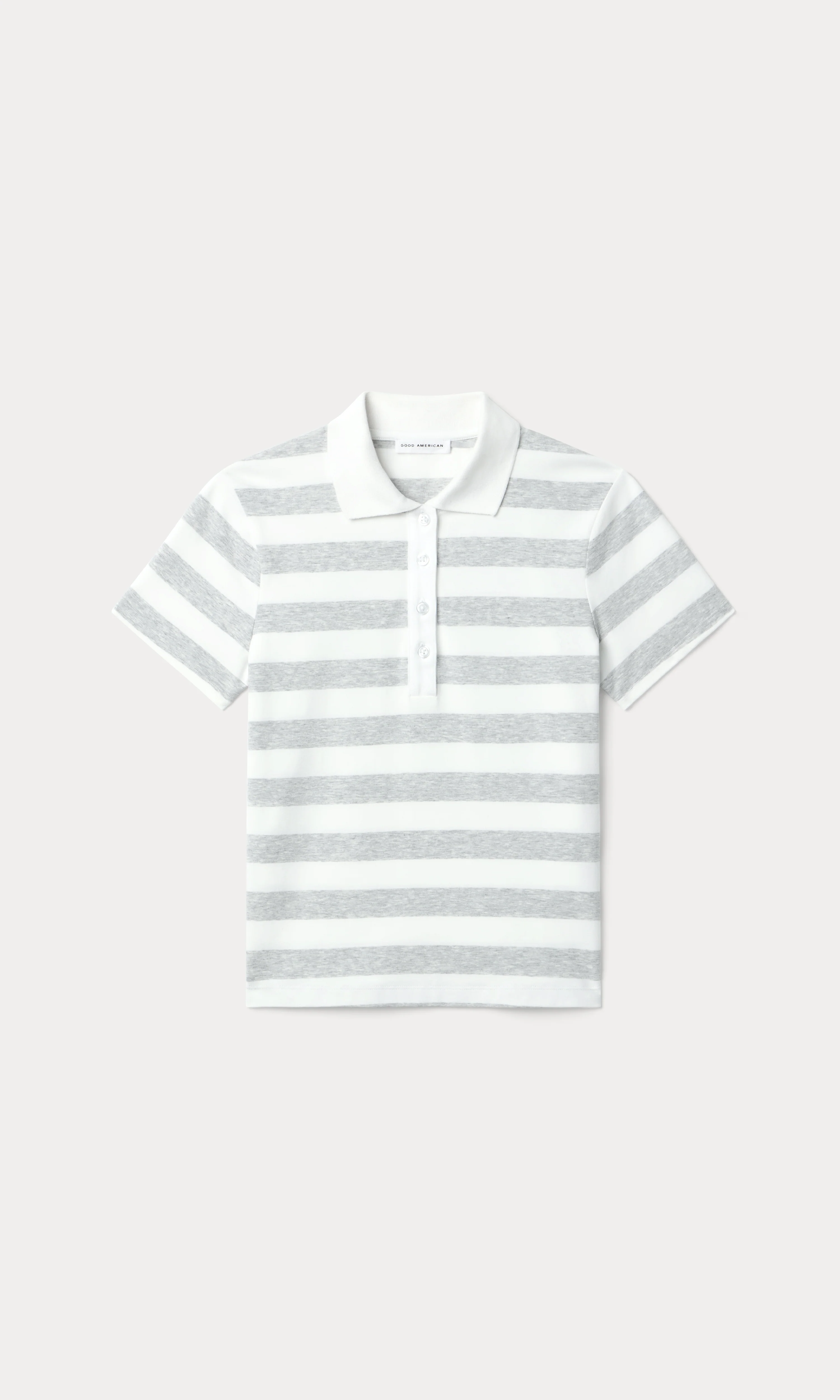 THE EASY POLO | SUMMER STRIPE GREY - Image 5