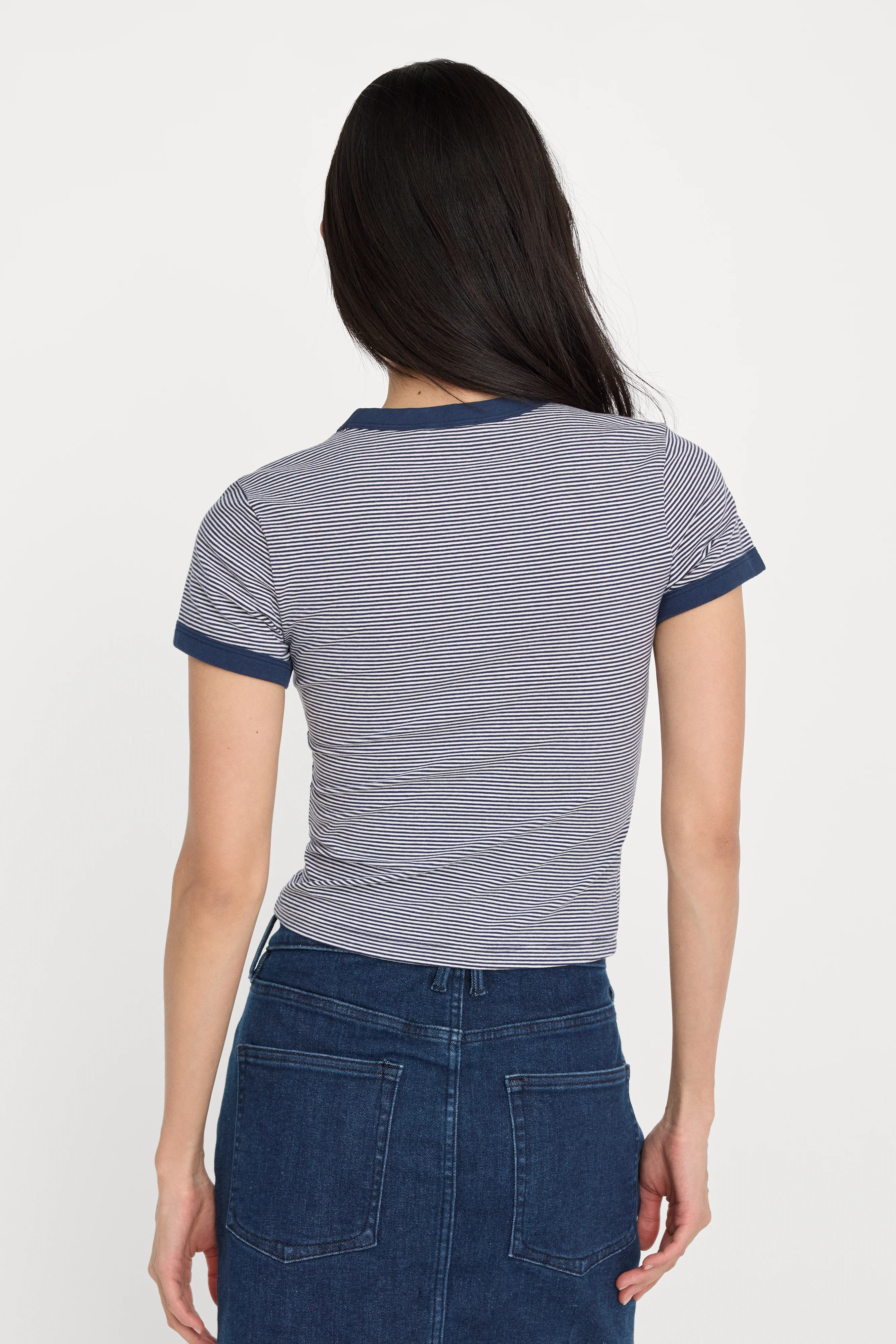 THE RINGER BABY TEE | HORIZON STRIPE - Image 4