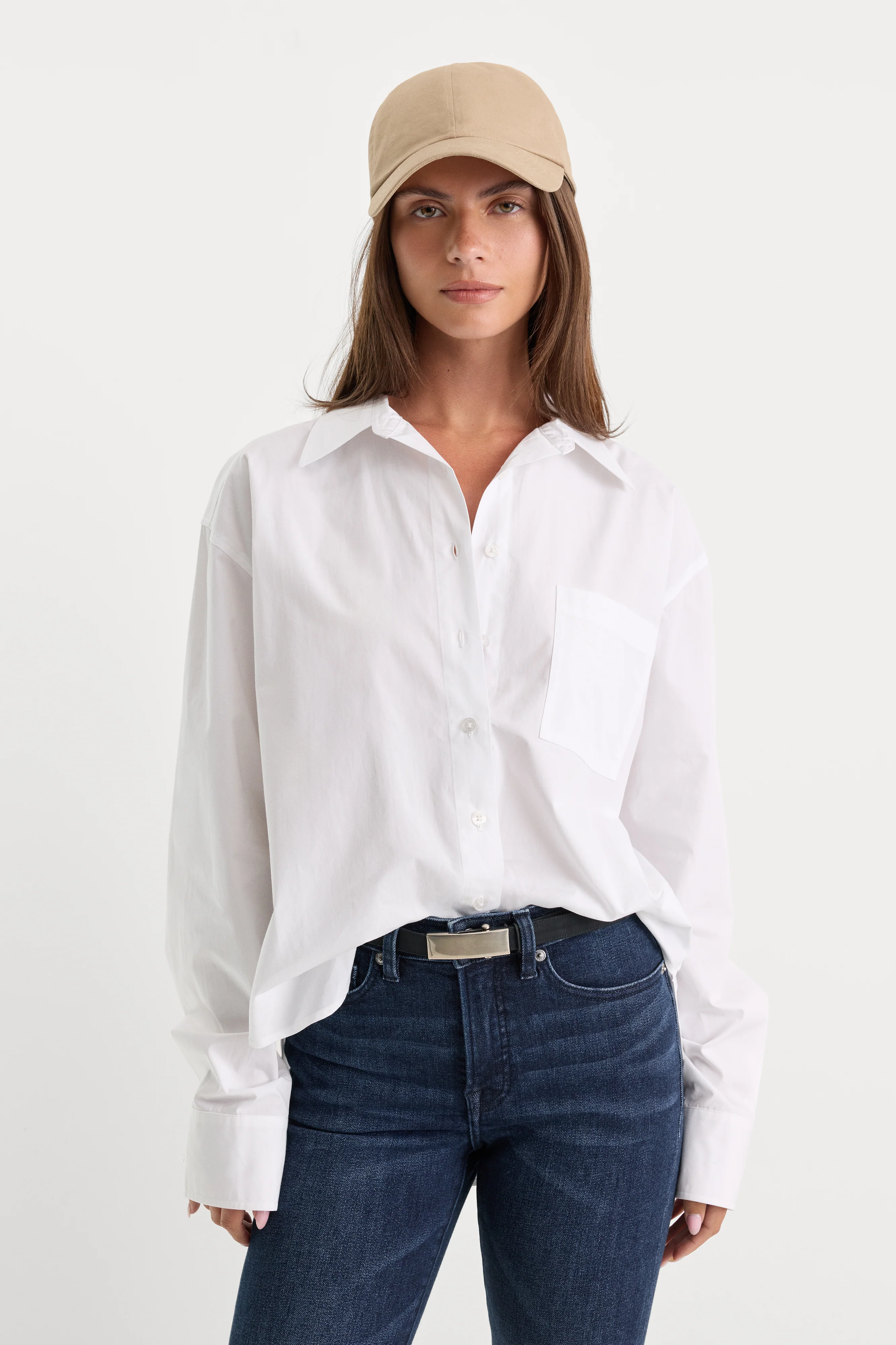 THE POPLIN EASY SHIRT | WHITE