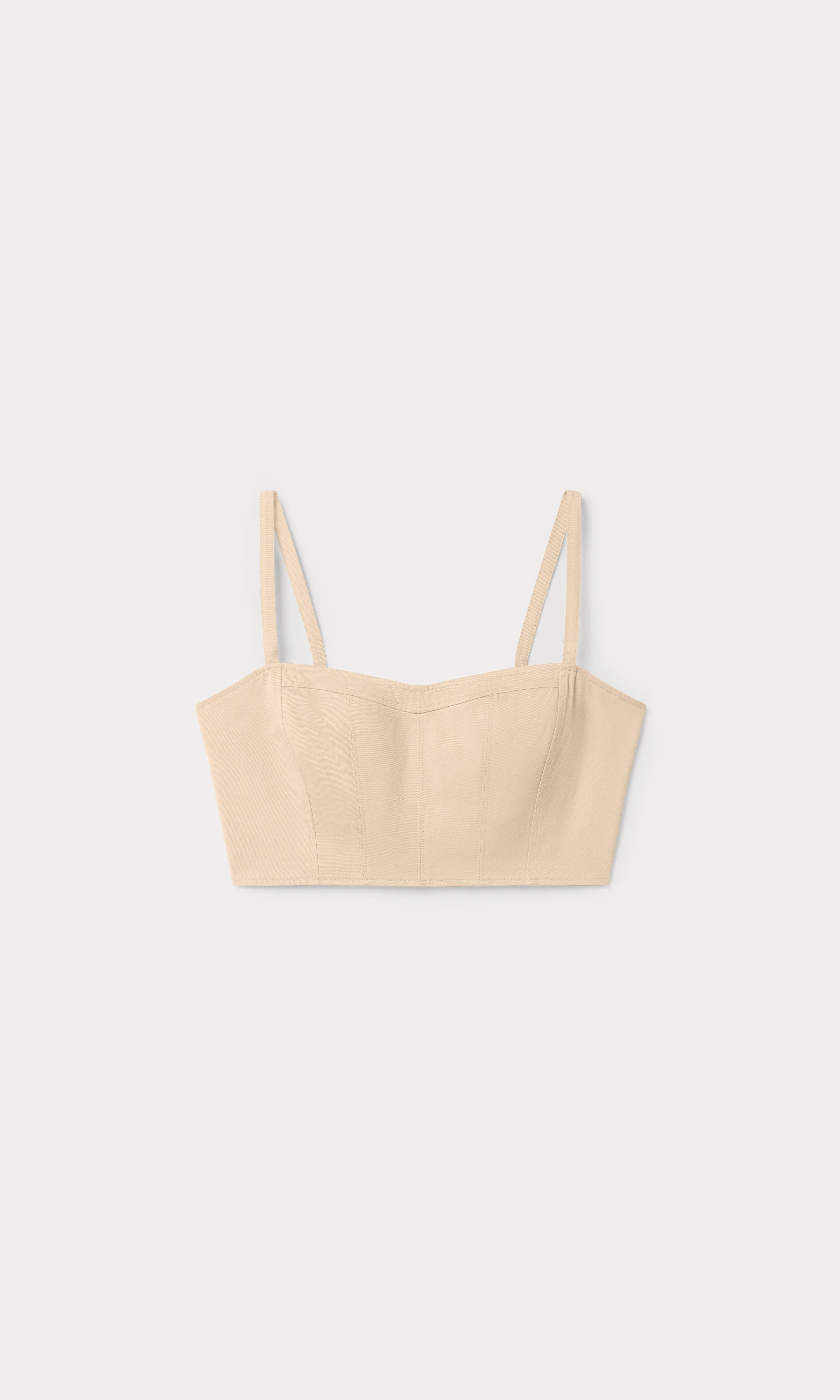 THE BUSTIER TOP | LIGHT TAUPE - Image 6