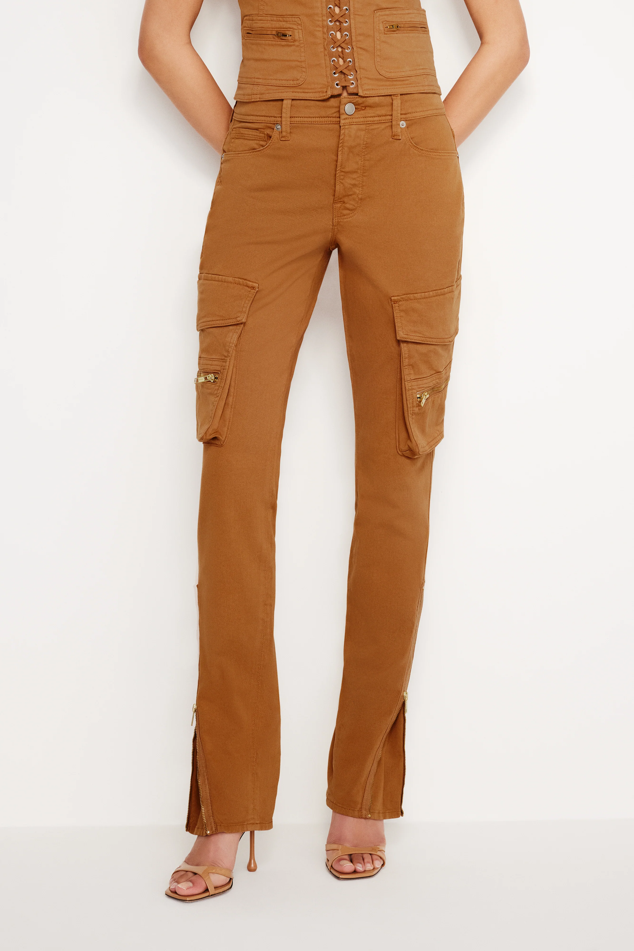 TWILL SKINNY CARGO PANTS | CANYON003 - Image 5