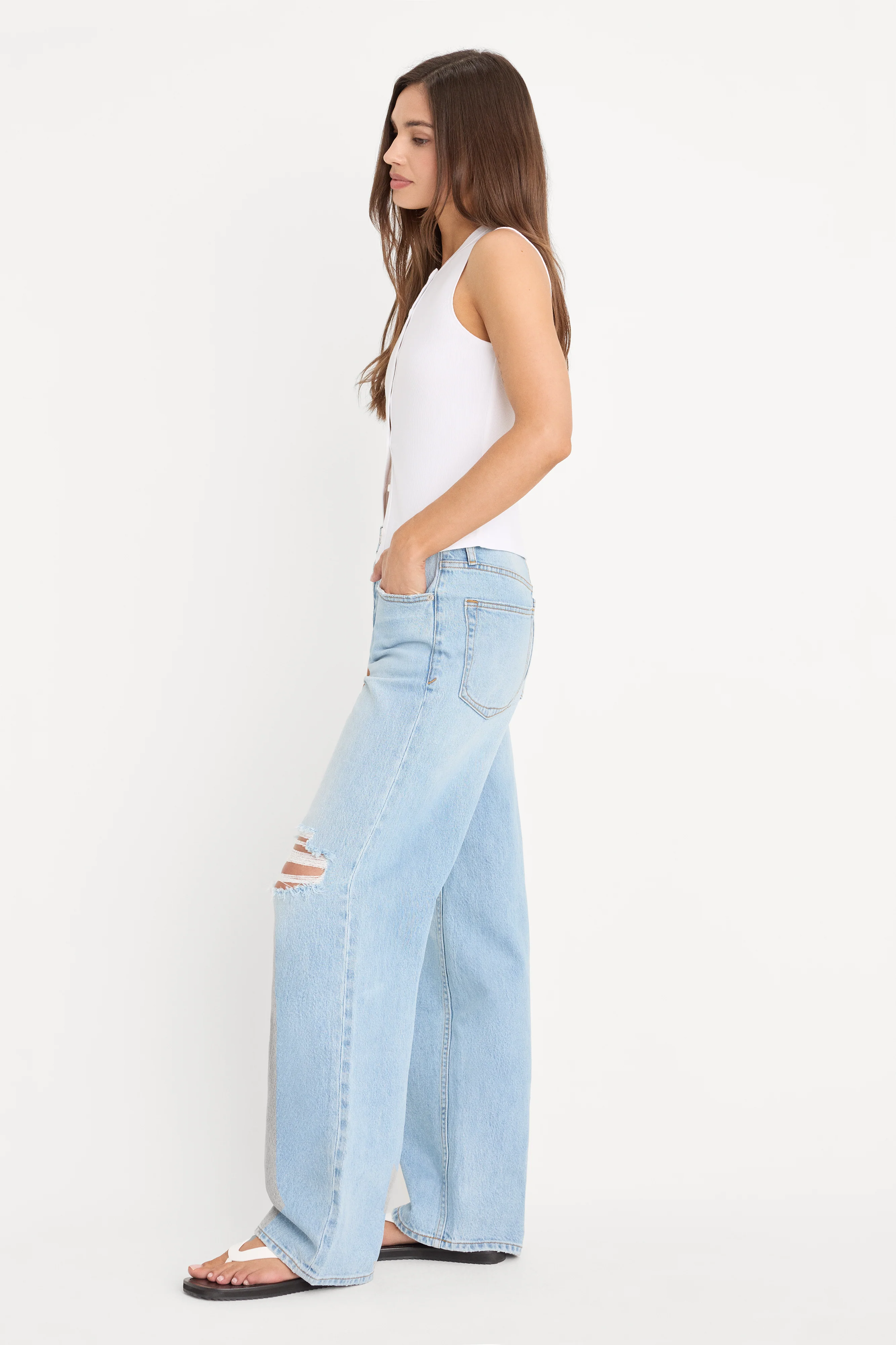 VINTAGE WIDE JEANS | INDIGO1298 - Image 3