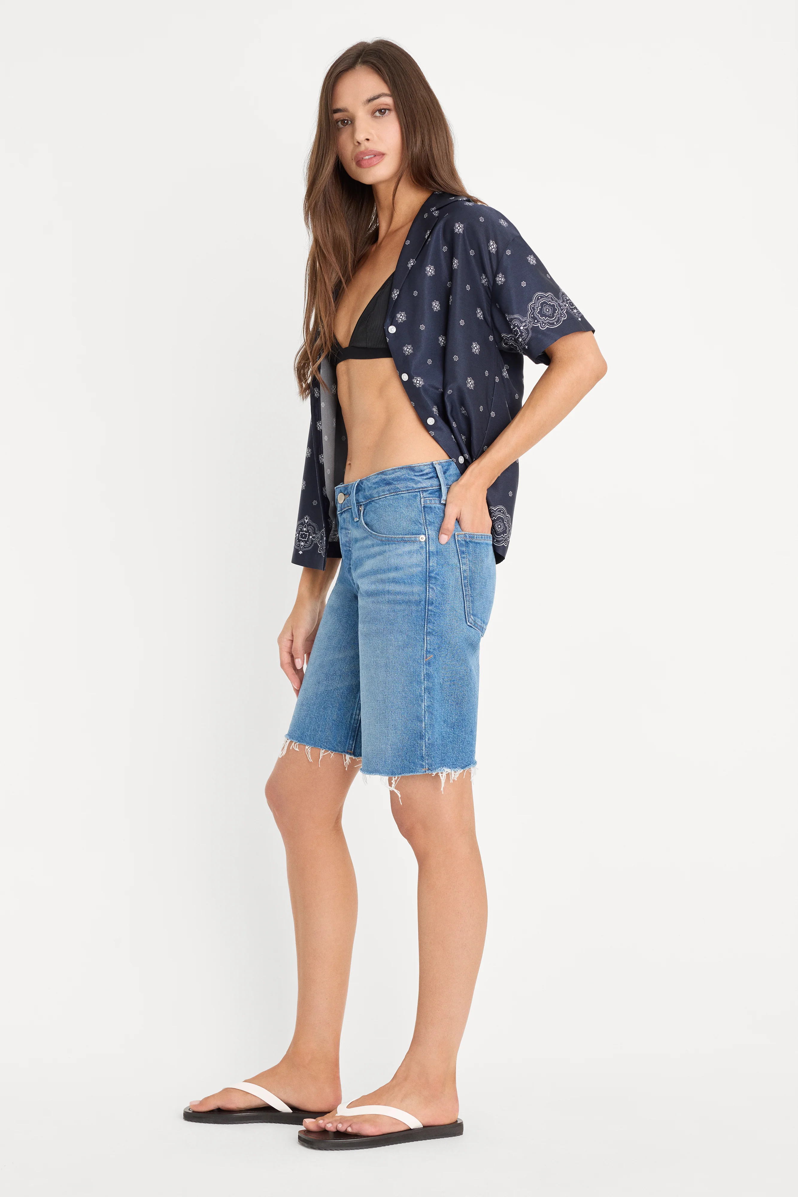 VINTAGE BERMUDA SHORTS | INDIGO1387 - Image 4