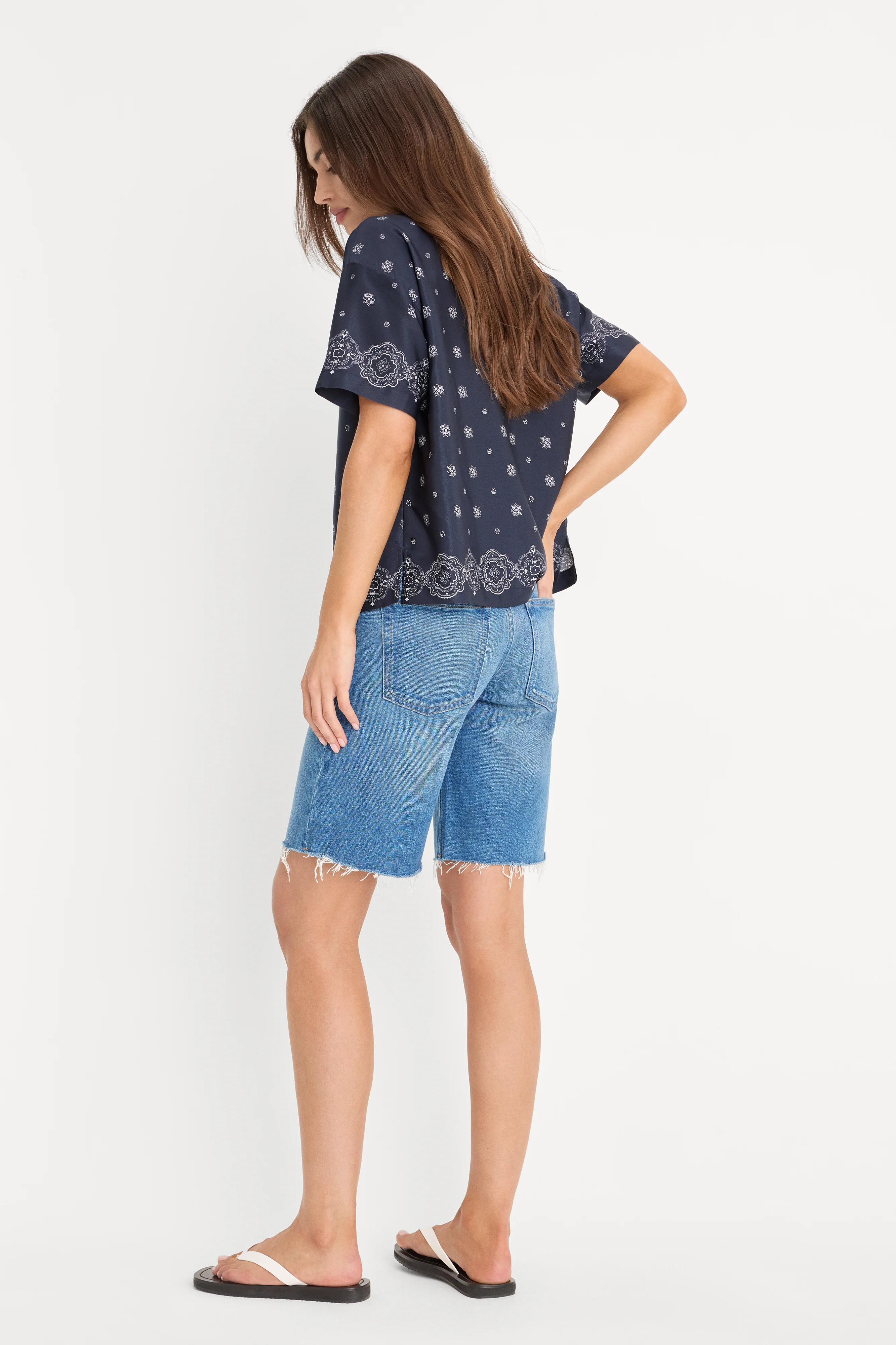 VINTAGE BERMUDA SHORTS | INDIGO1387 - Image 5