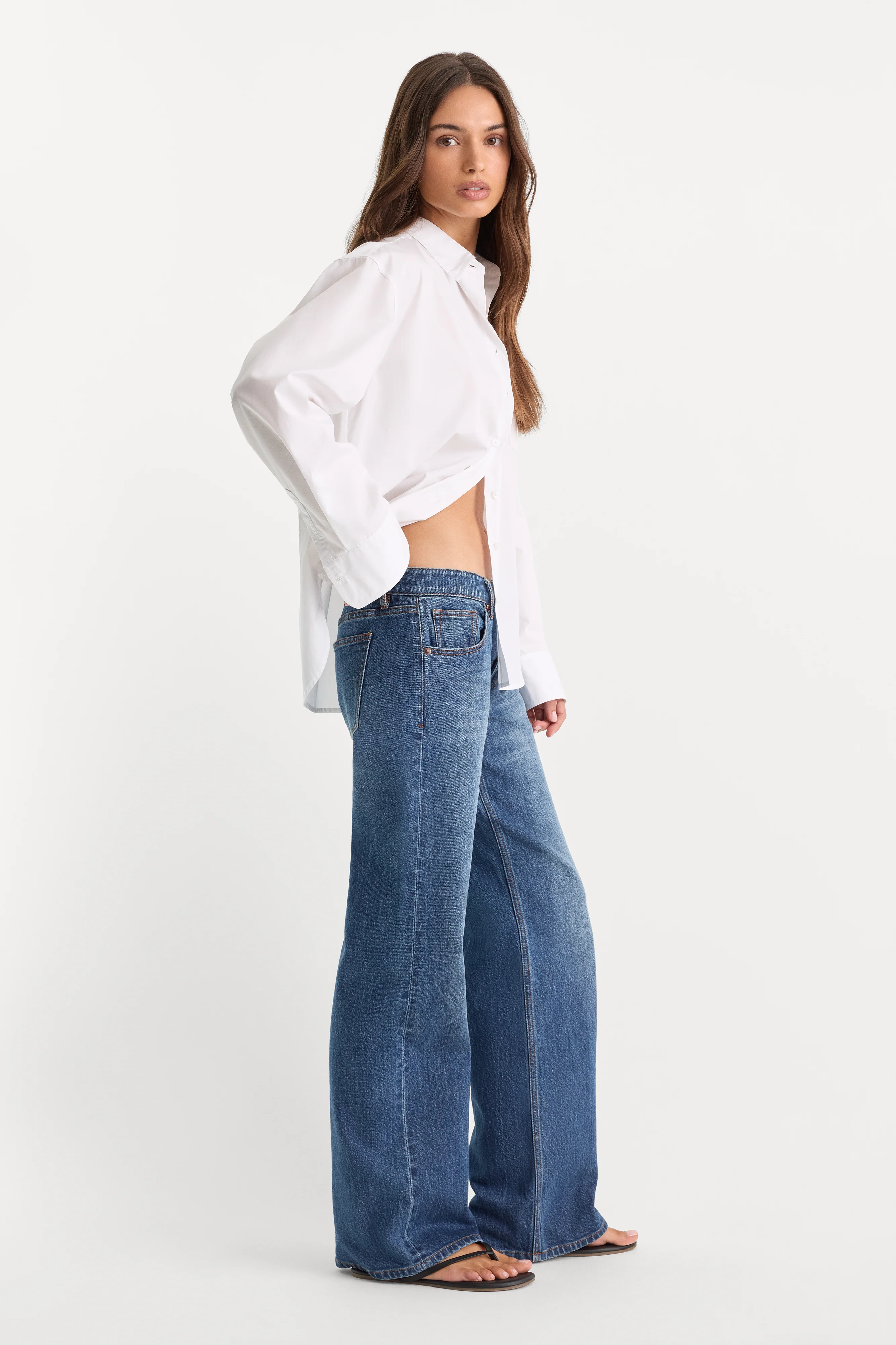 VINTAGE LOW LOOSE JEANS | INDIGO1291 - Image 3