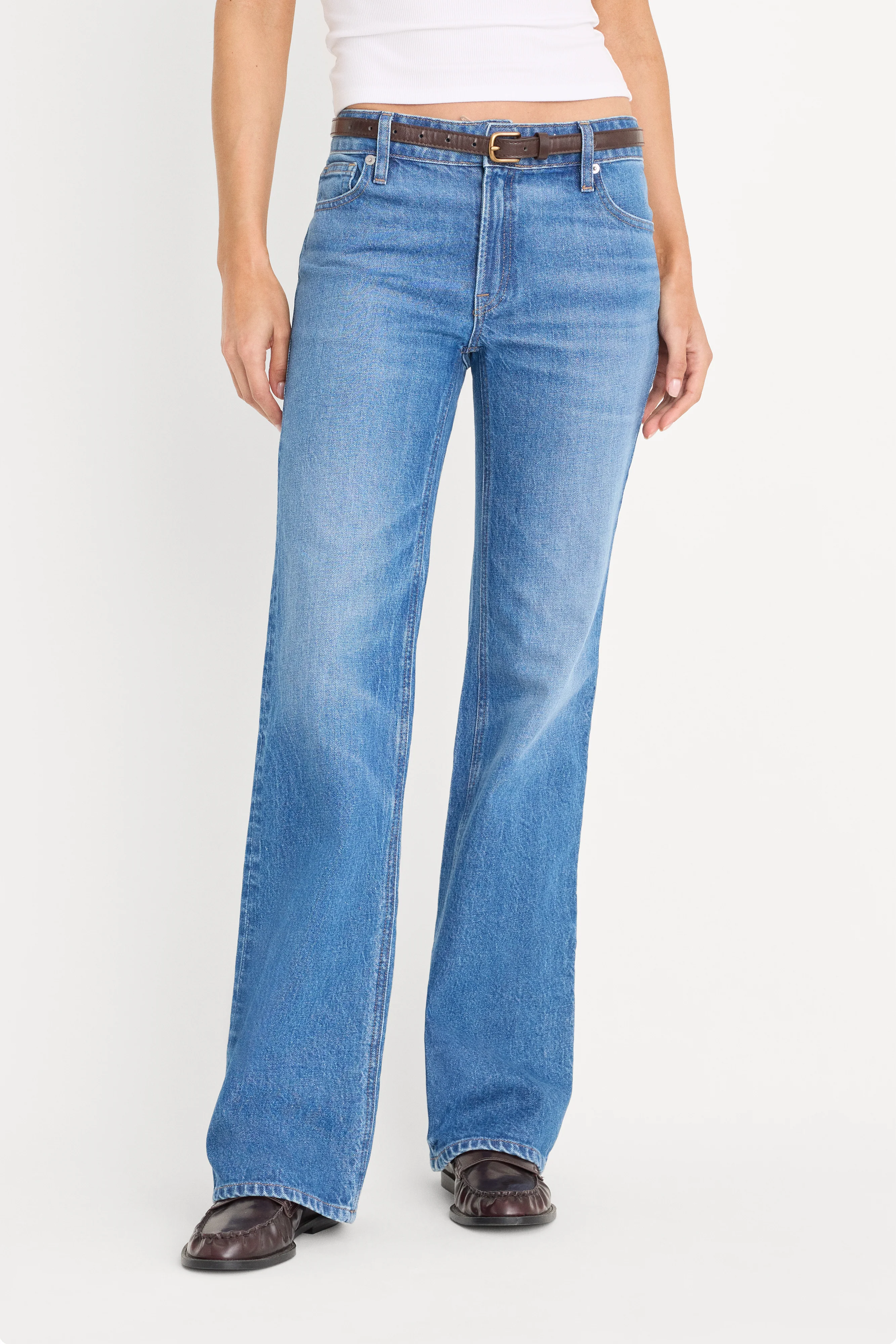 VINTAGE LOW RISE BOOTCUT JEANS | INDIGO1222 - Image 2