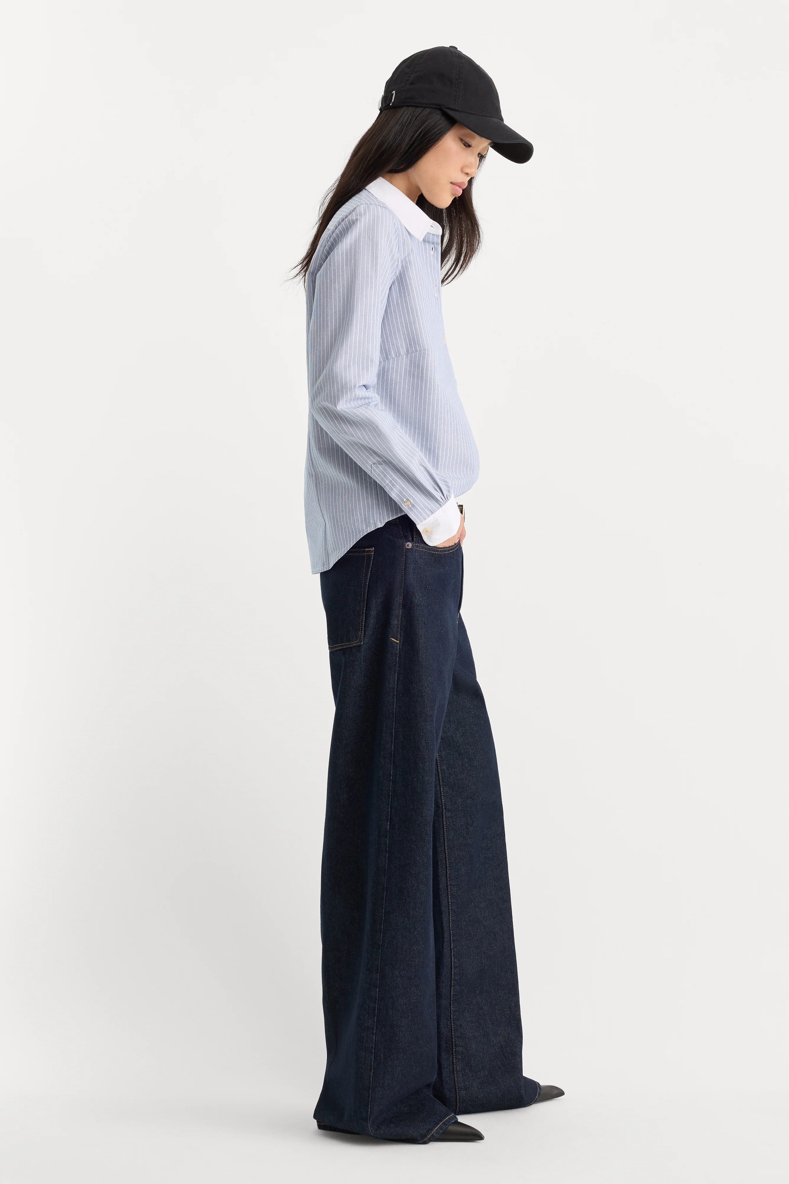 VINTAGE LOW SLUNG BAGGY JEANS | RINSE - Image 3
