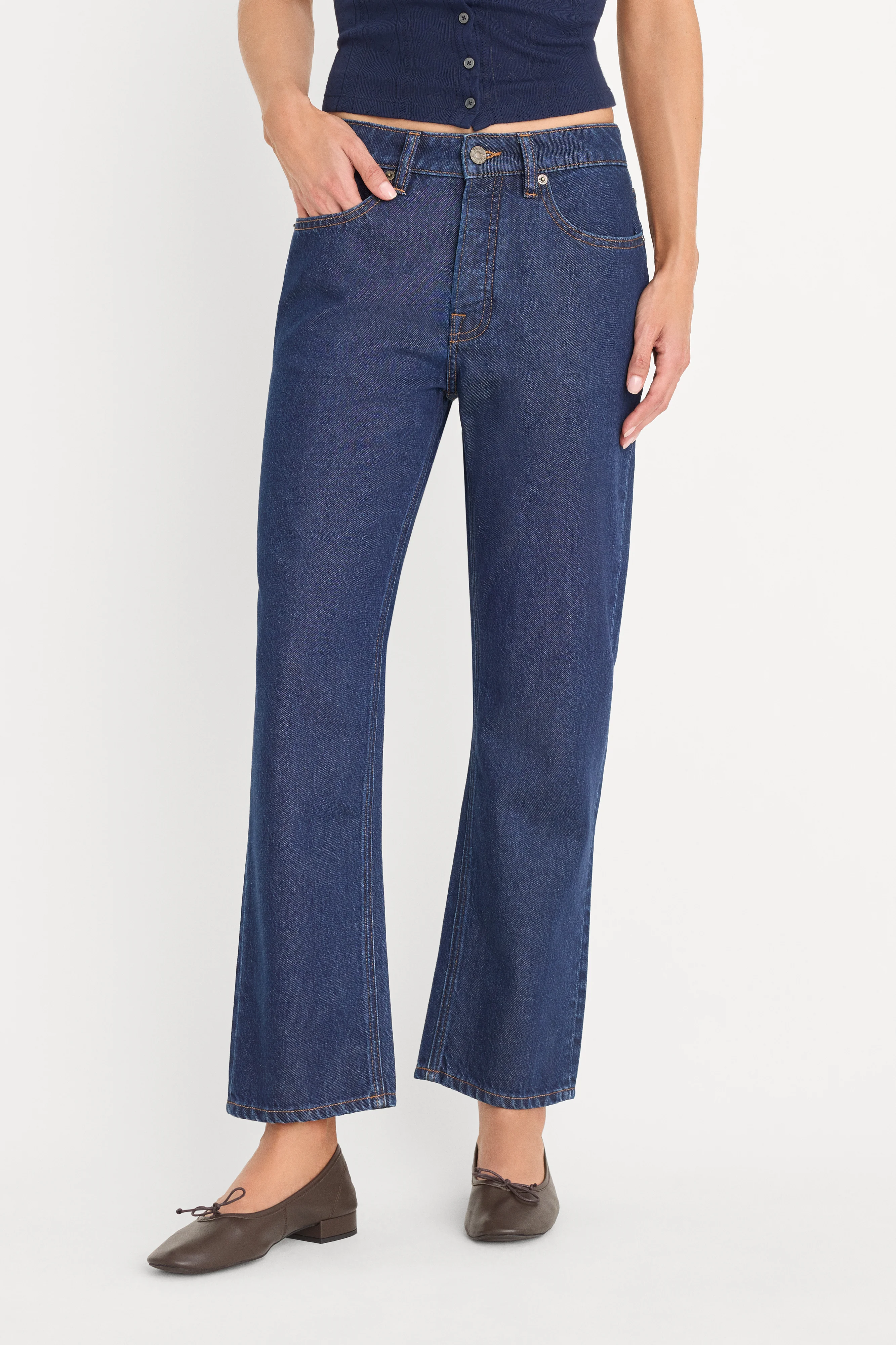 WEIGHTLESS BOYFRIEND JEANS | INDIGO - Image 2