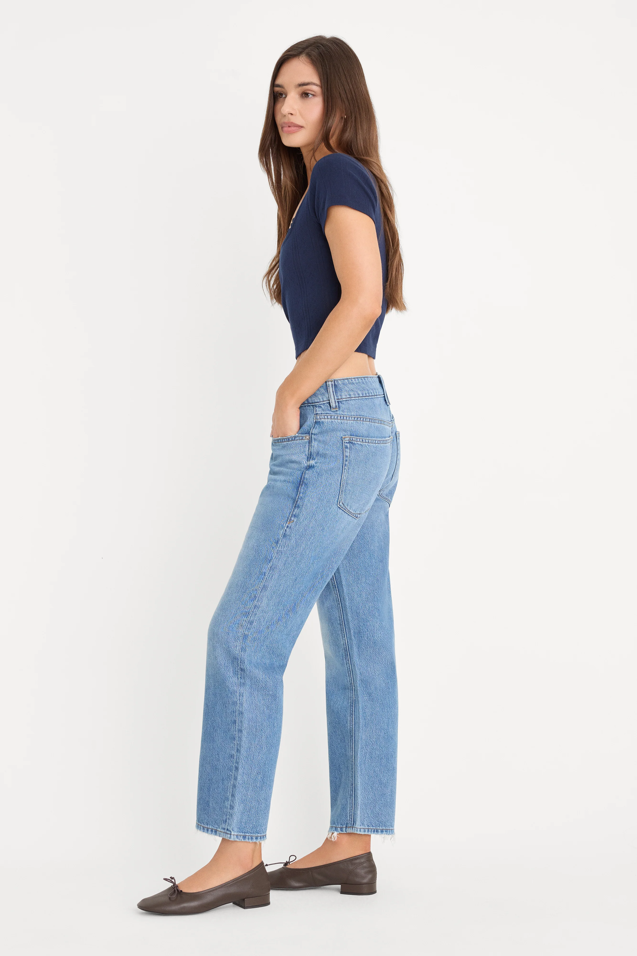 WEIGHTLESS BOYFRIEND JEANS | INDIGO961 - Image 3