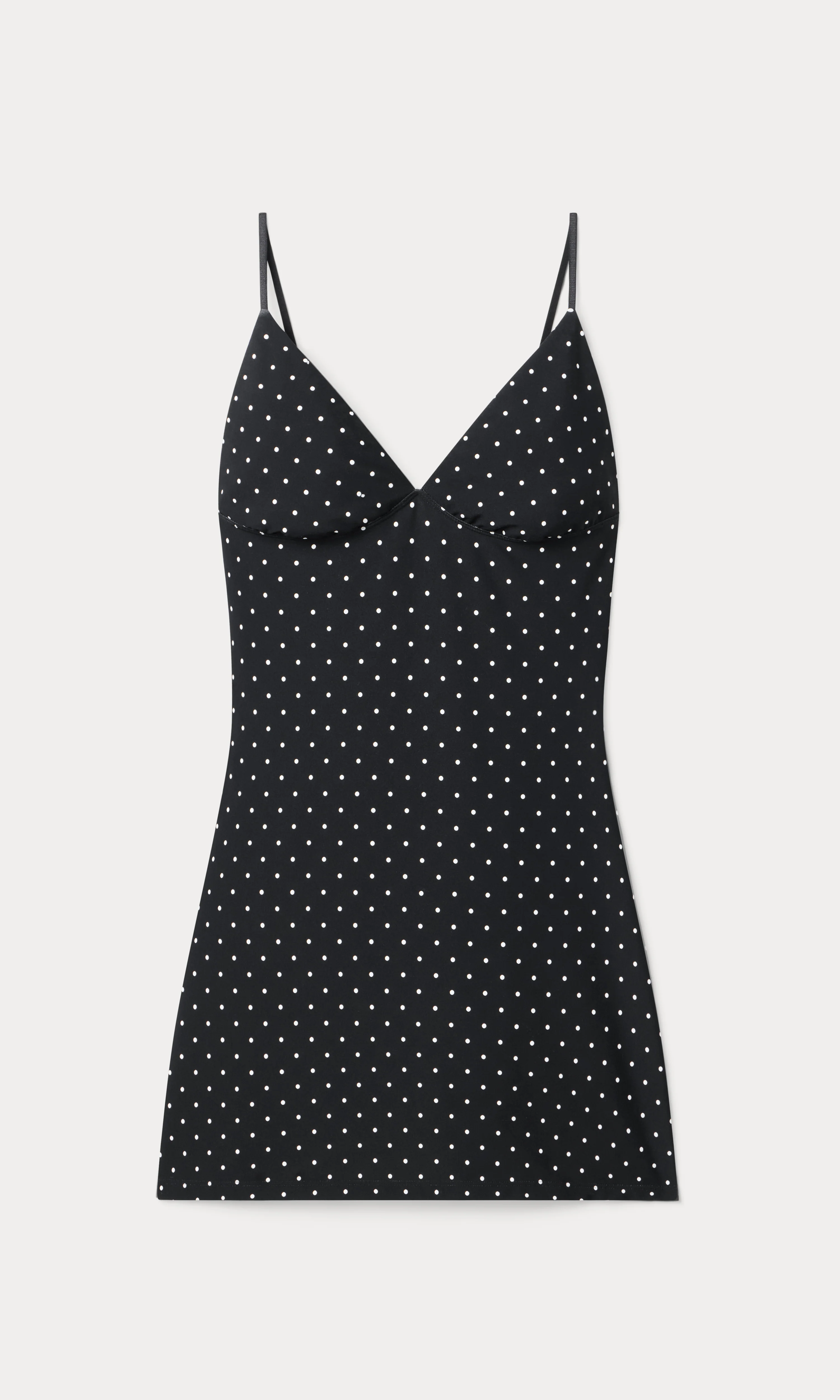 THE WEIGHTLESS SCULPTING MINI DRESS | MINI DOT BLACK - Image 5